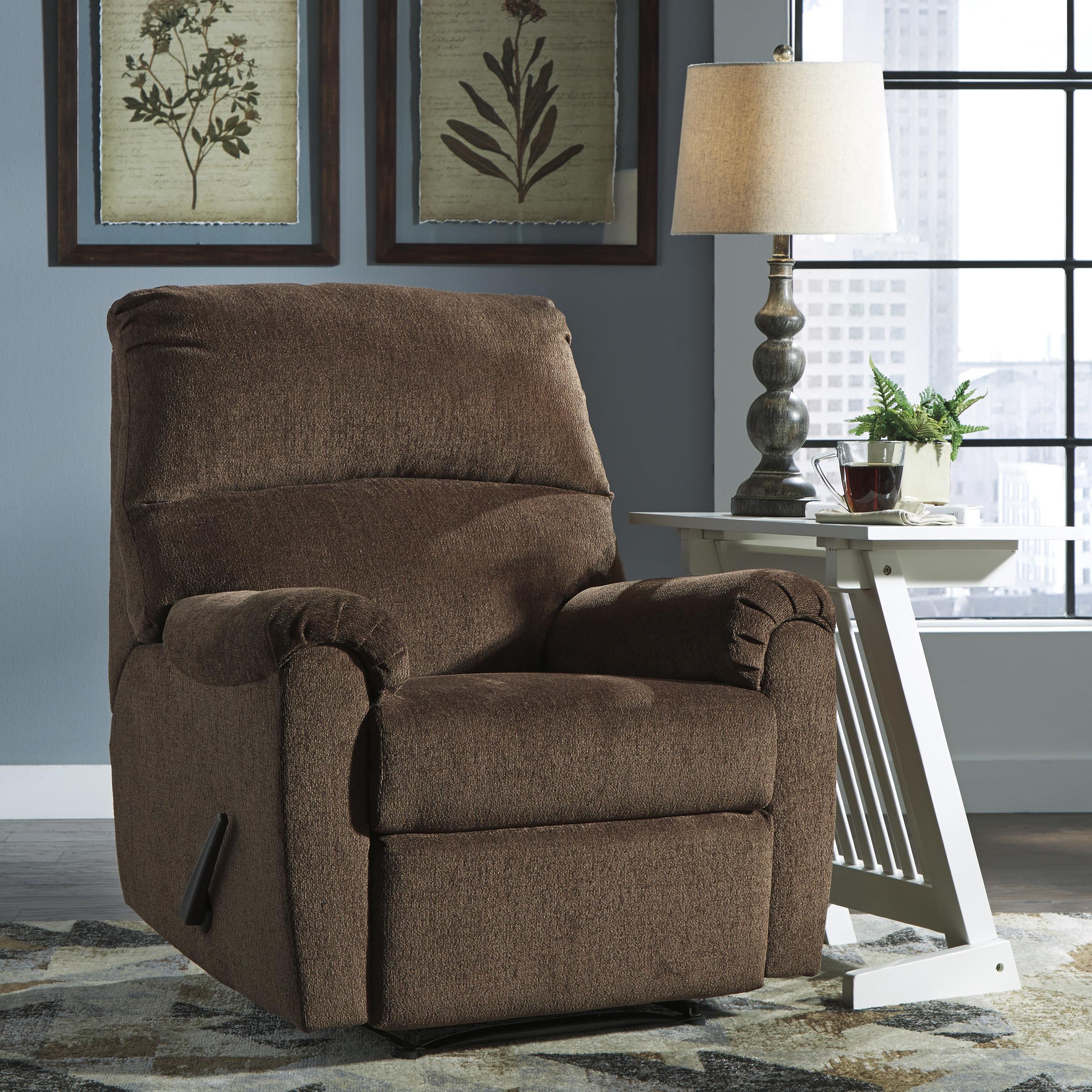 Signature Design by Ashley Nerviano Fabric Recliner with Wall Recline 1080229 - Image 3