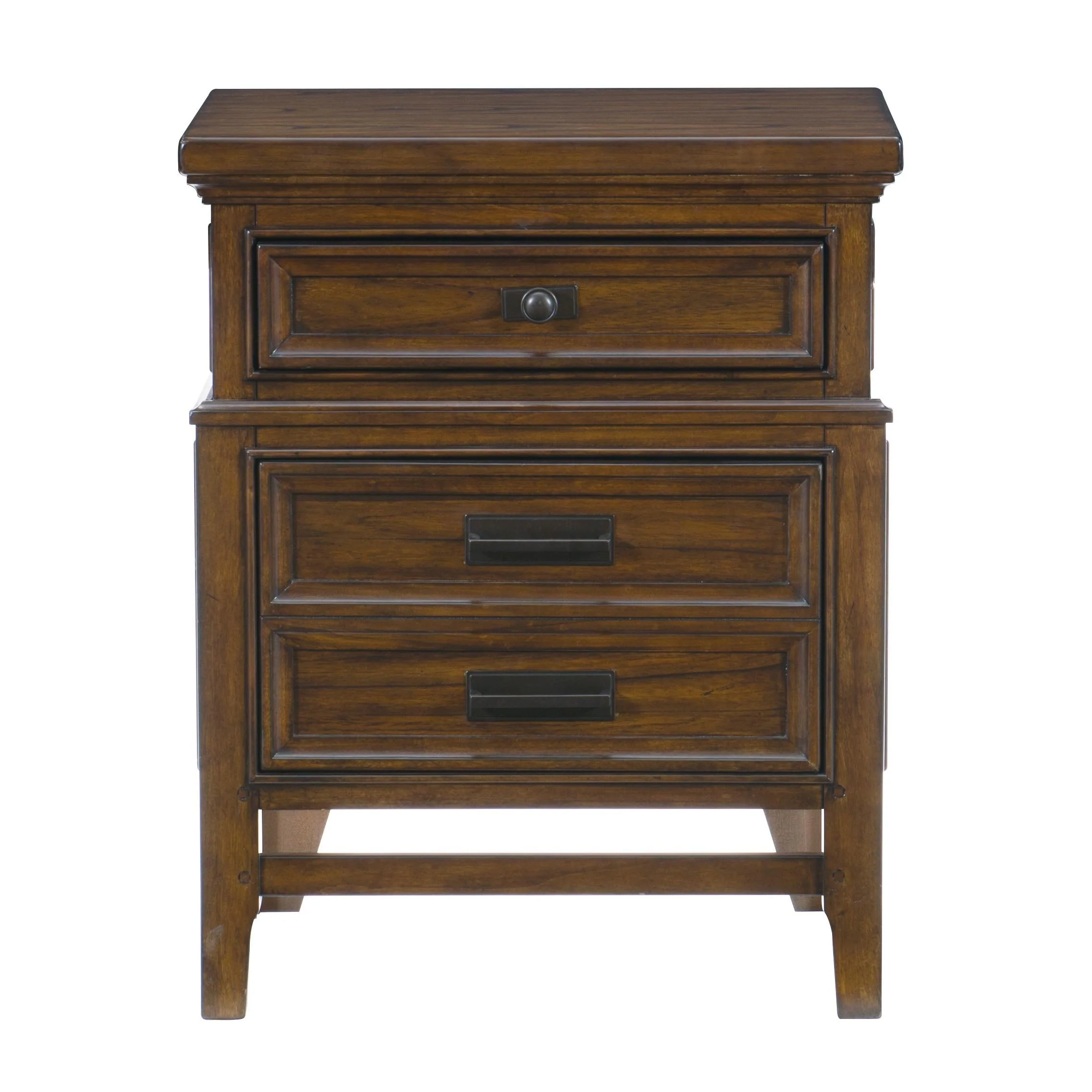 Homelegance Frazier Park 2-Drawer Nightstand 1649-4 - Image 1