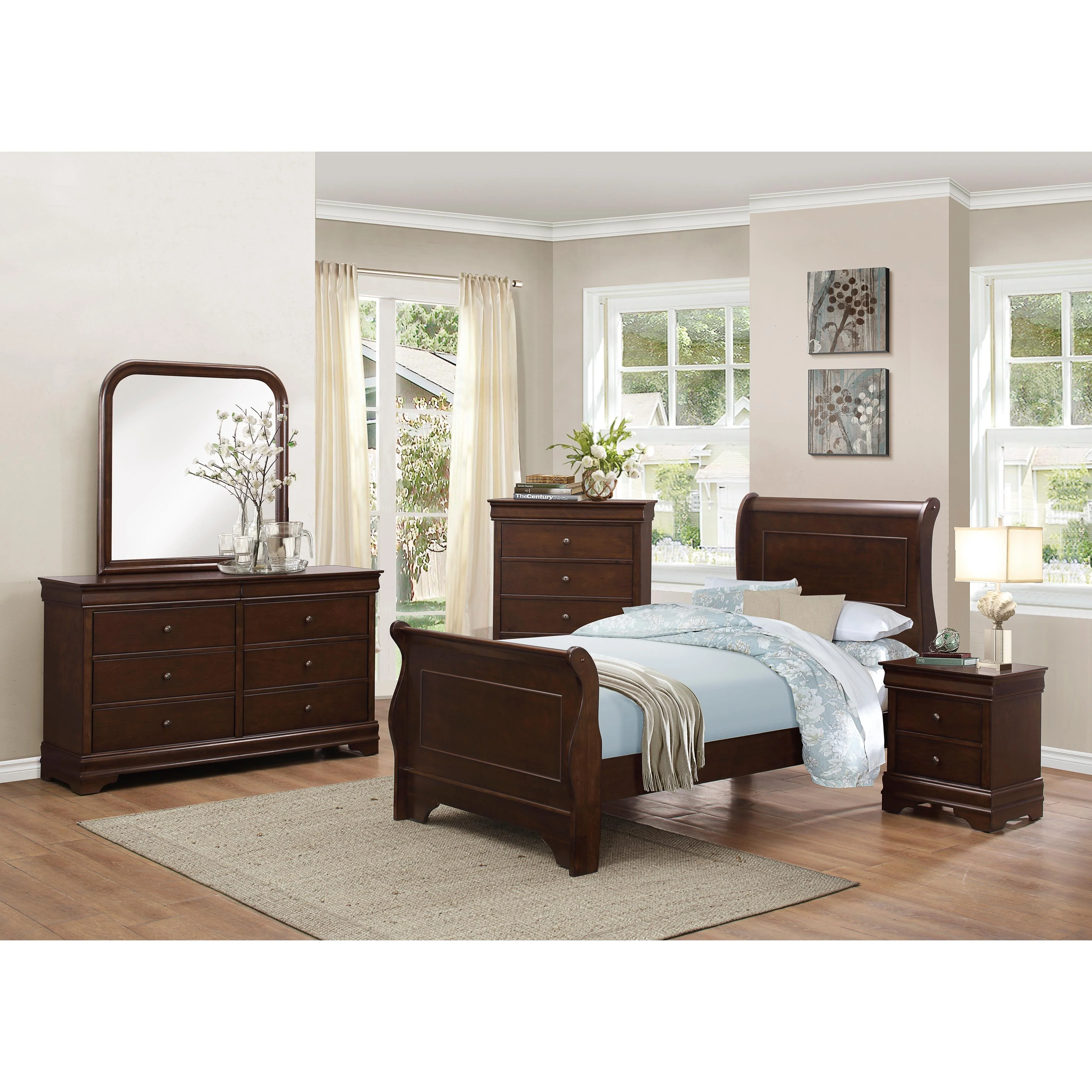 Homelegance Abbeville 1856T-1* Twin Bed - Image 3
