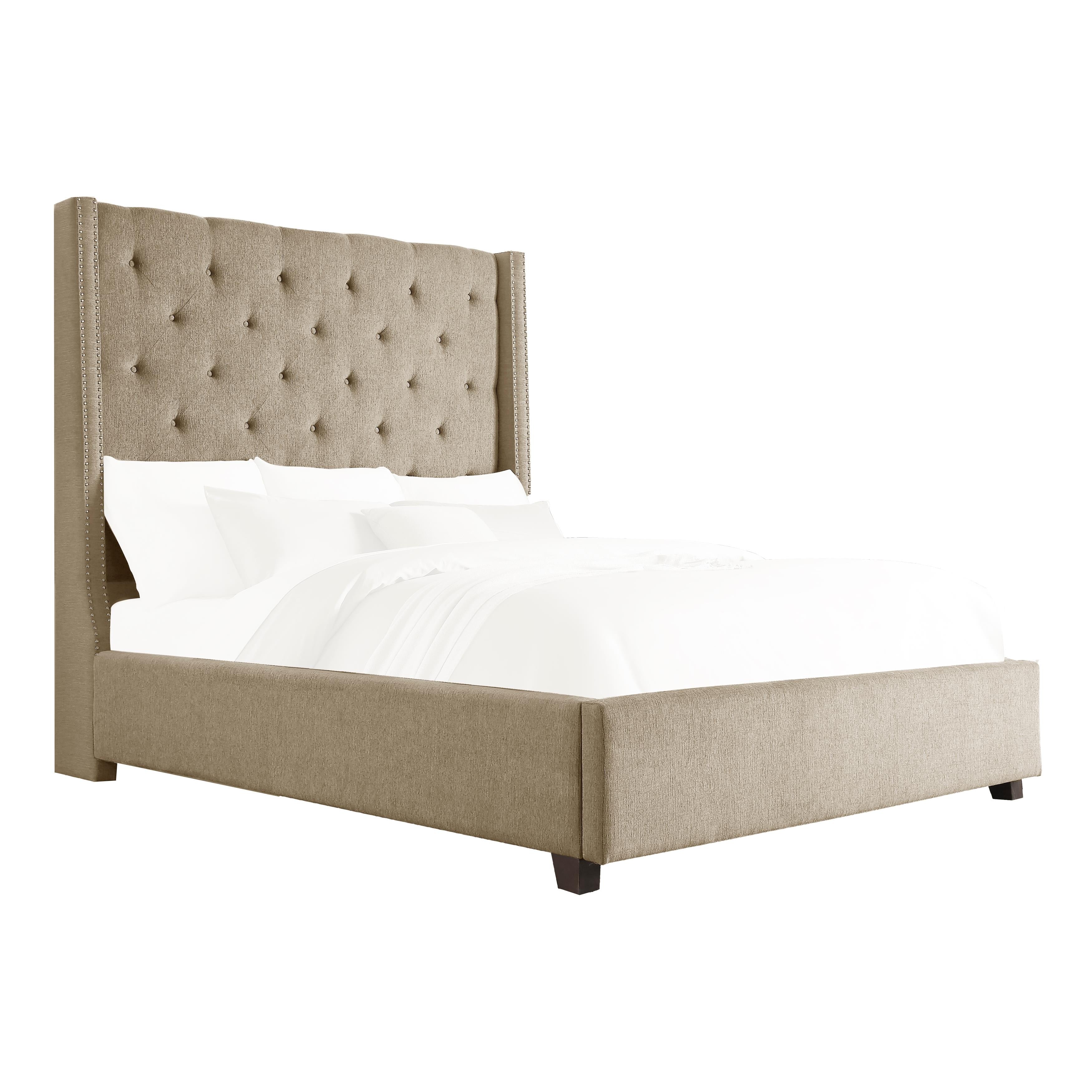 Homelegance Fairborn 5877KBR-1EKDW* Eastern King Platform Bed with Storage Footboard - Image 2