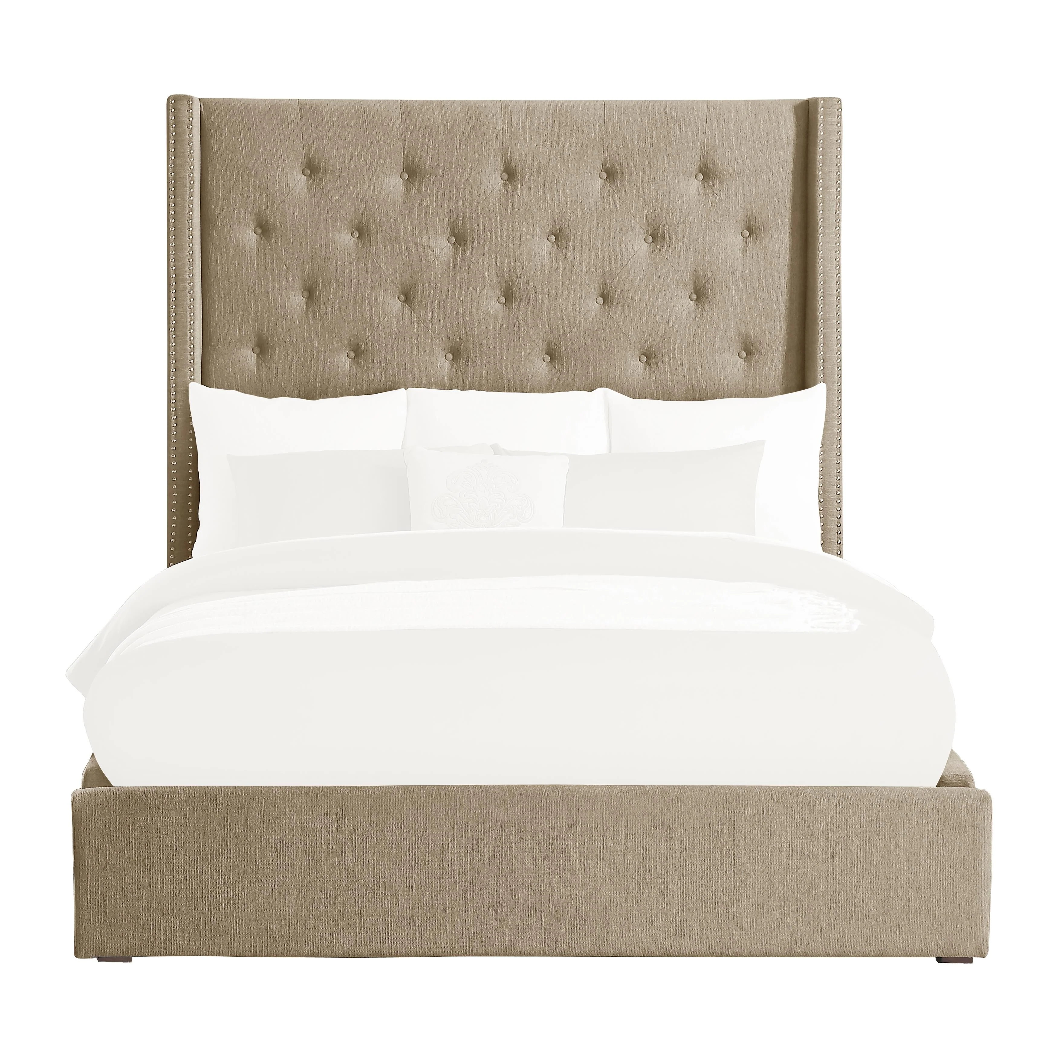 Homelegance Fairborn 5877KBR-1EKDW* Eastern King Platform Bed with Storage Footboard - Image 3