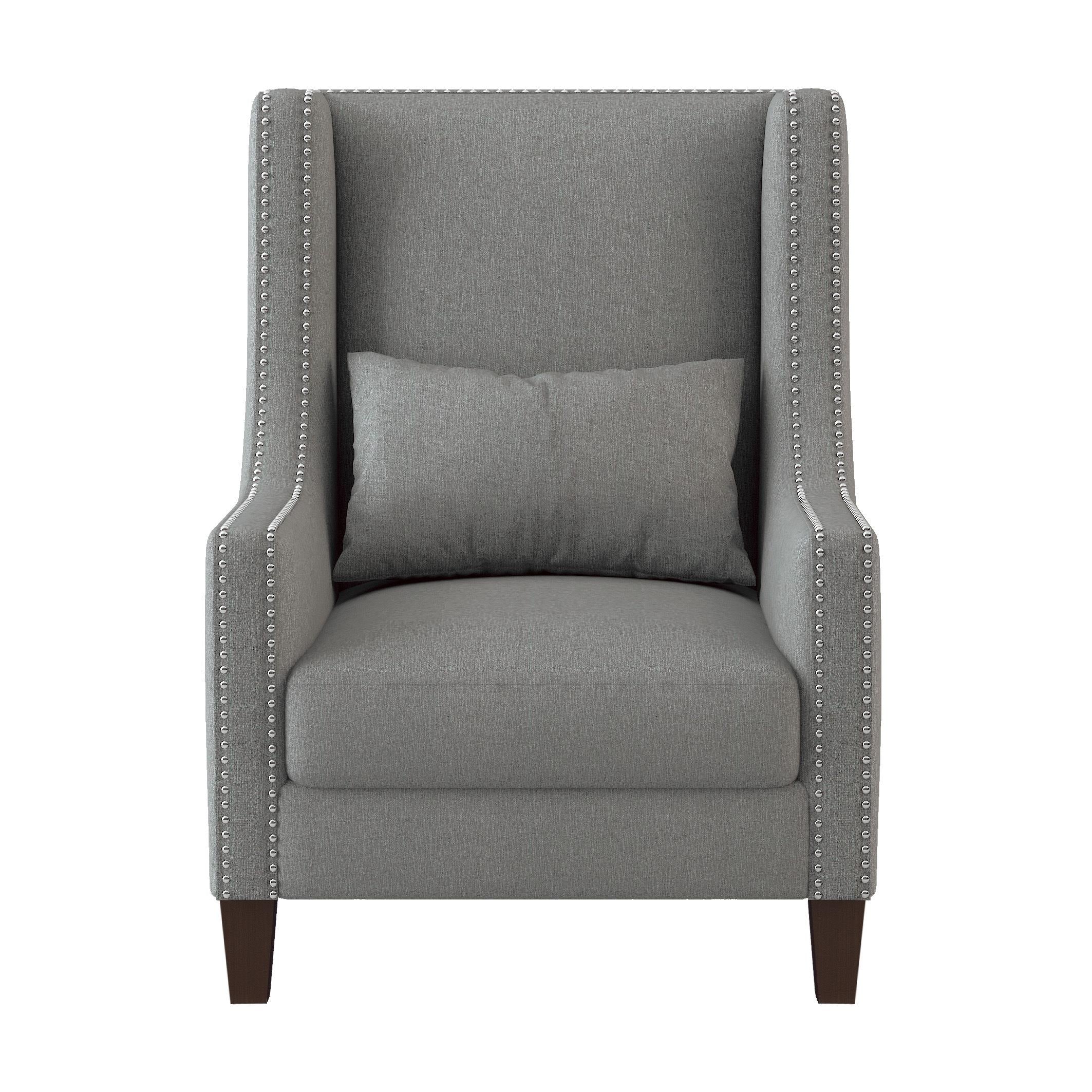 Homelegance Keller Stationary Fabric Accent Chair 1114GY-1 - Image 1