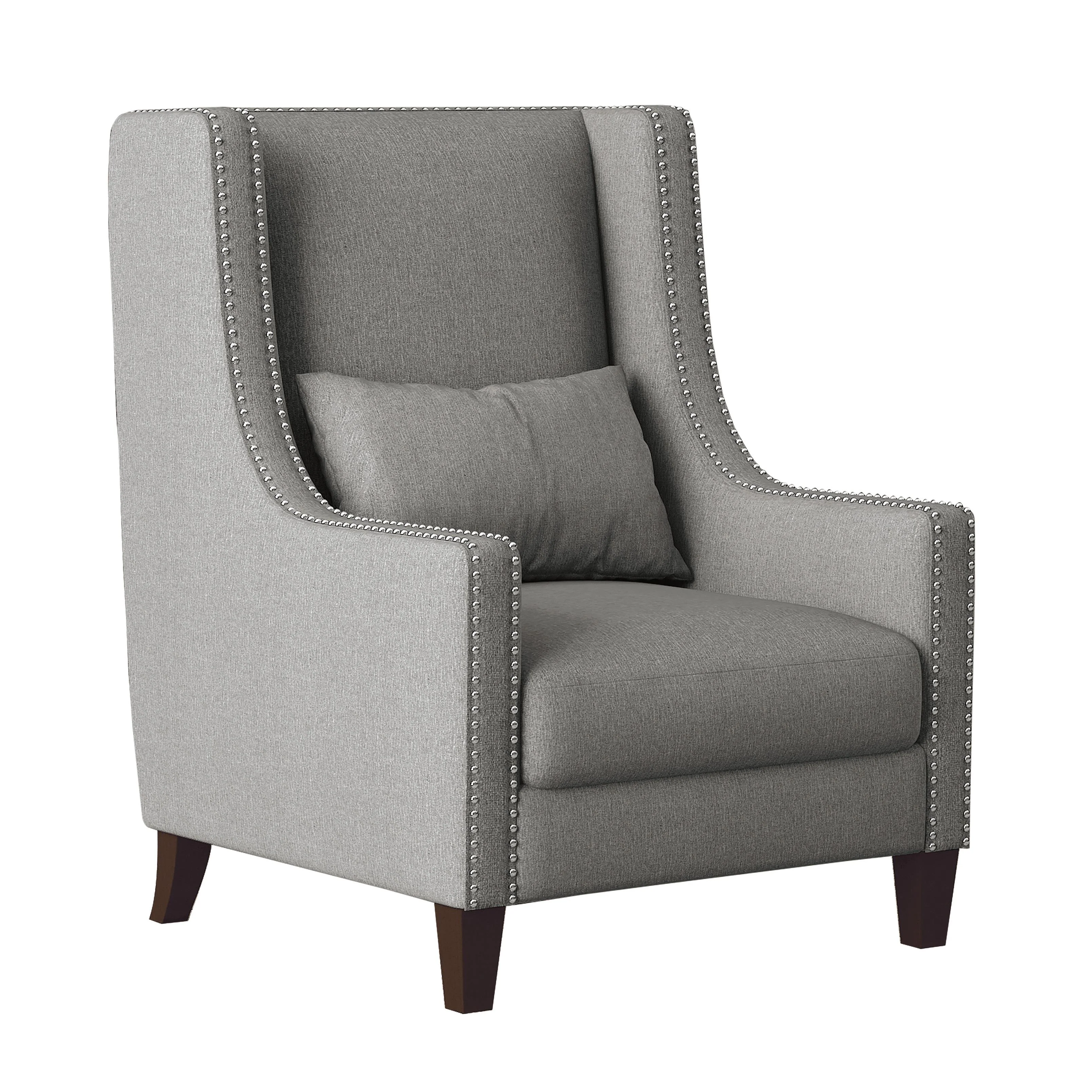 Homelegance Keller Stationary Fabric Accent Chair 1114GY-1 - Image 2