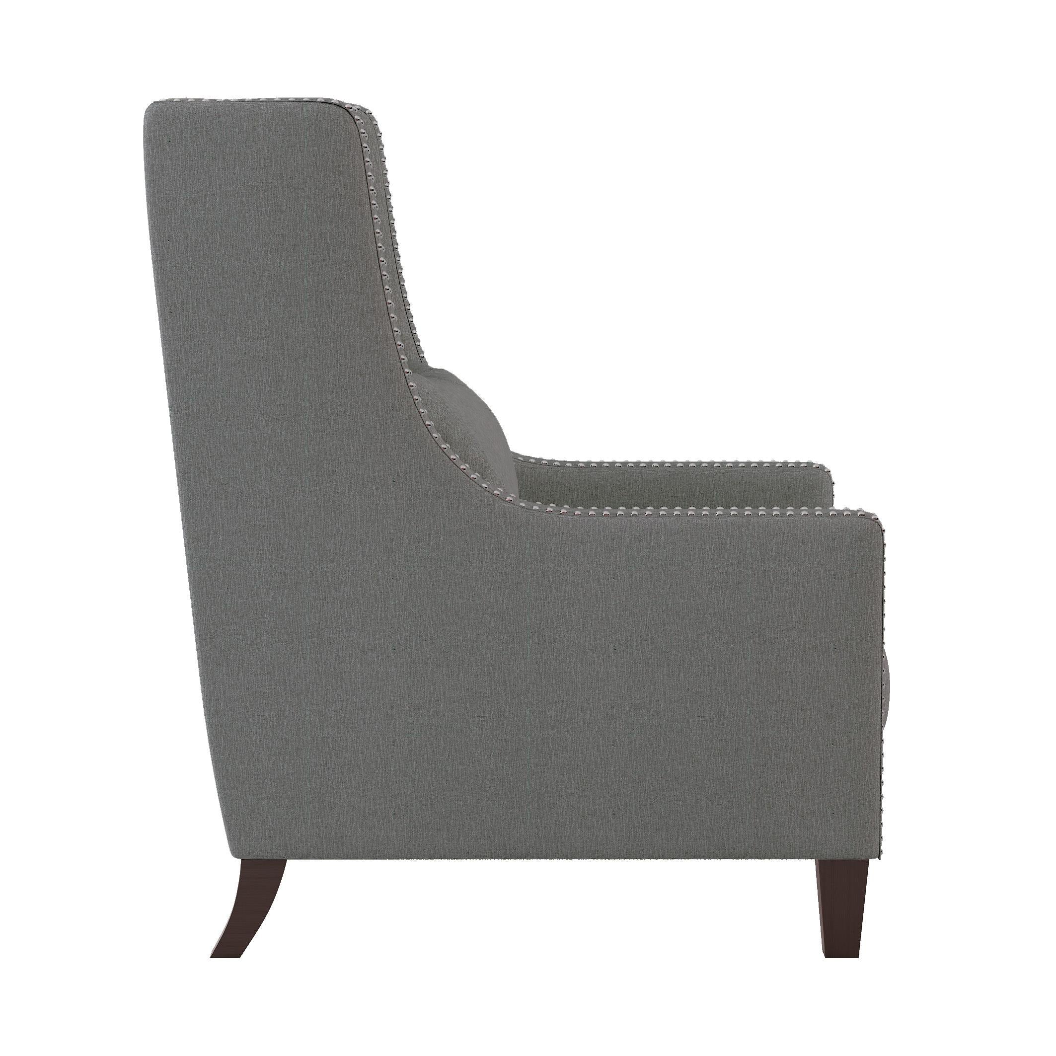 Homelegance Keller Stationary Fabric Accent Chair 1114GY-1 - Image 3