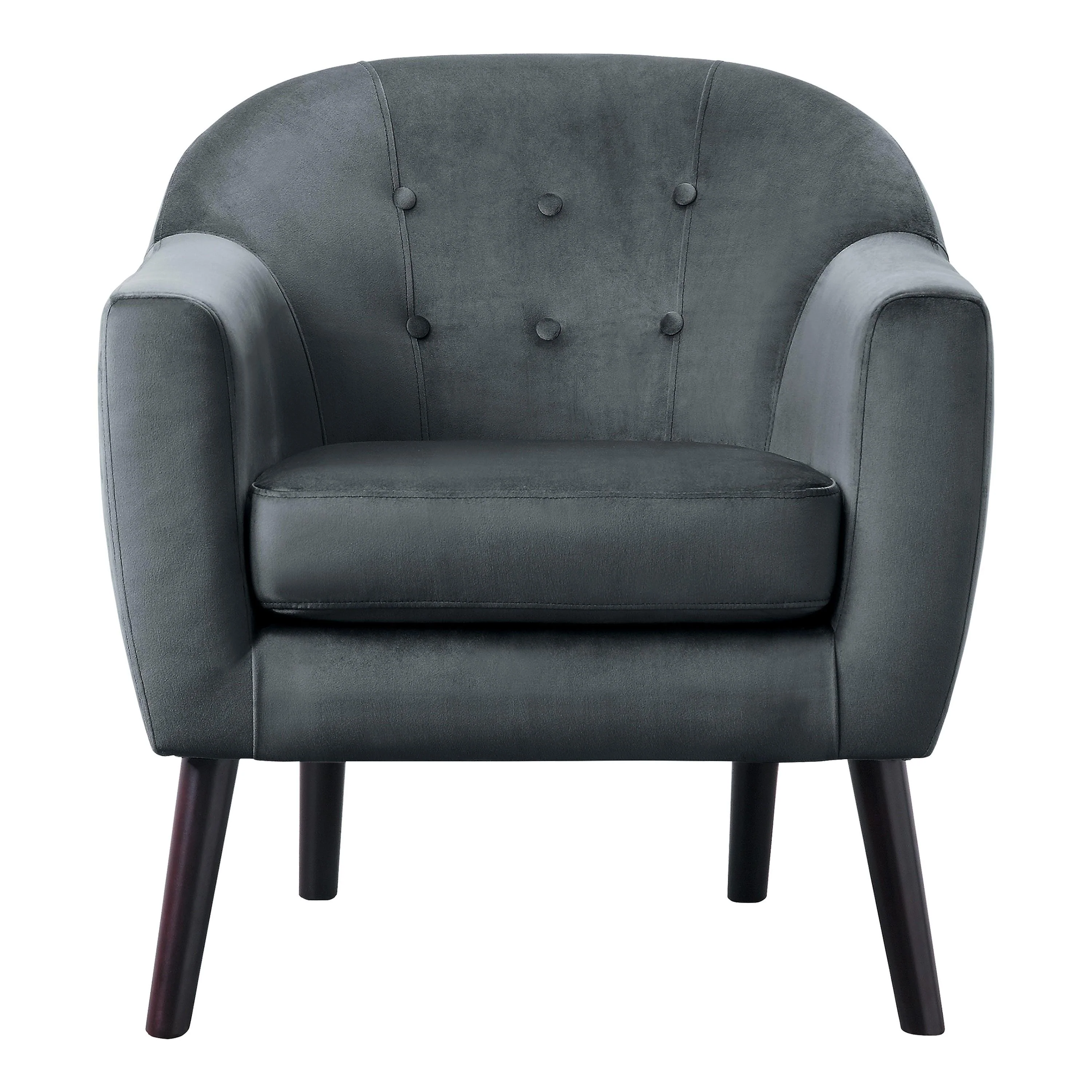 Homelegance Quill Stationary Fabric Accent Chair 1127GY-1 - Image 1