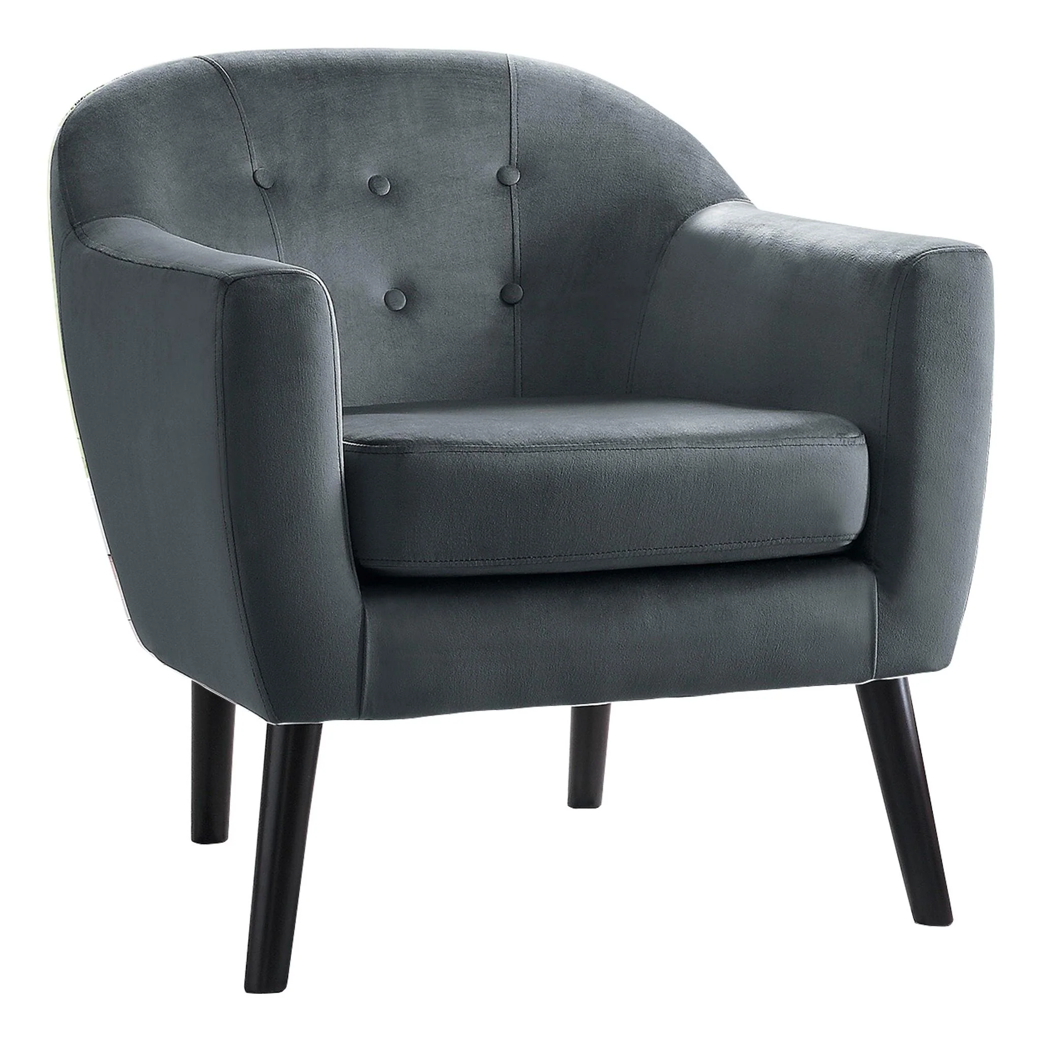 Homelegance Quill Stationary Fabric Accent Chair 1127GY-1 - Image 2