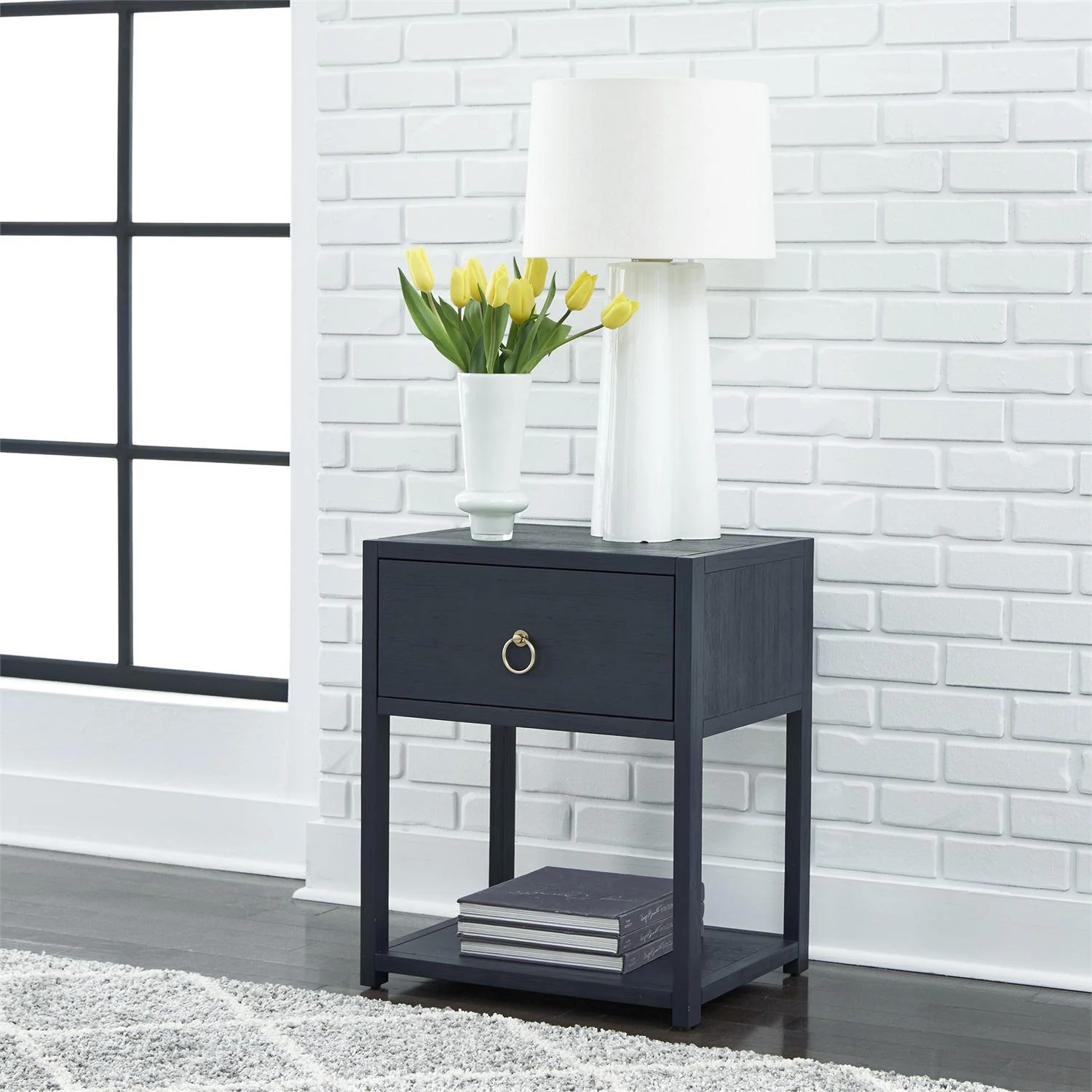 Liberty Furniture Industries Inc. Midnight Accent Table 2030-AT2126