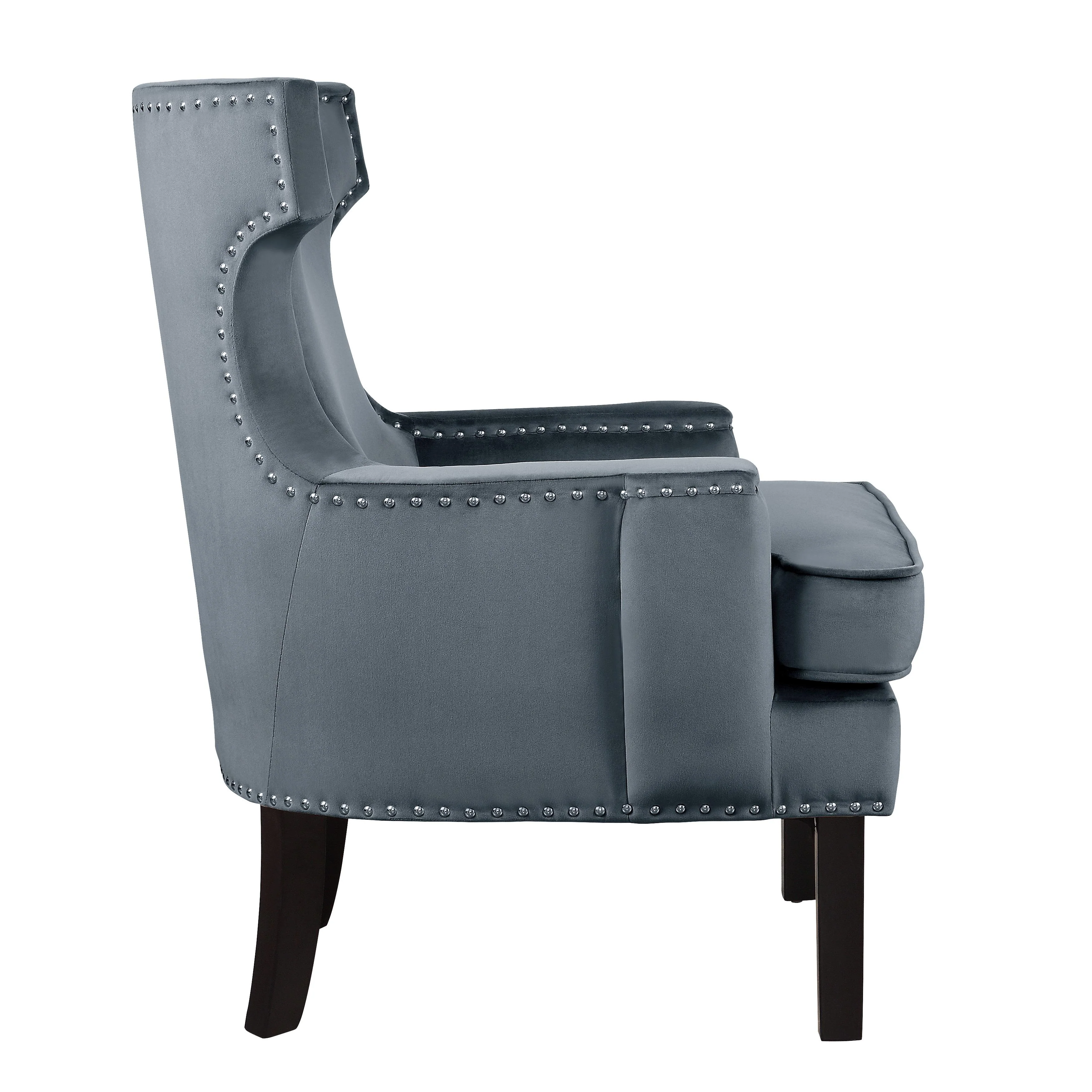 Homelegance Lapis Stationary Fabric Accent Chair 1190GY-1 - Image 3