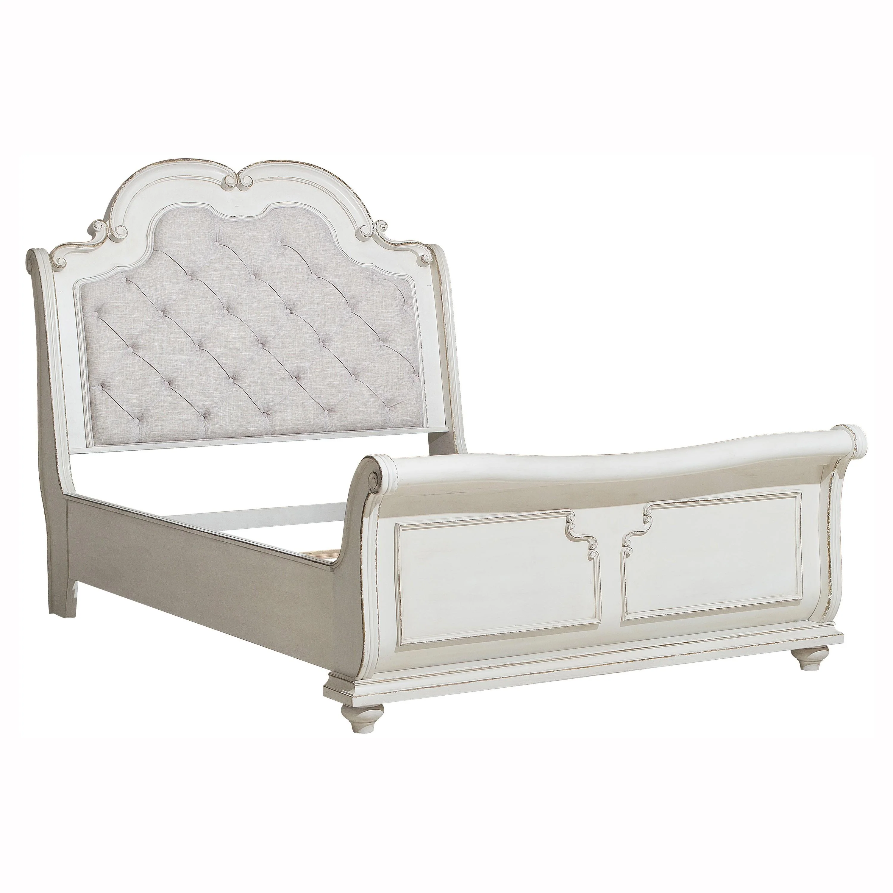 Homelegance Willowick King Upholstered Sleigh Bed 1614SLK-1EK/1614SLK-2EK/1614SL-3 - Image 2