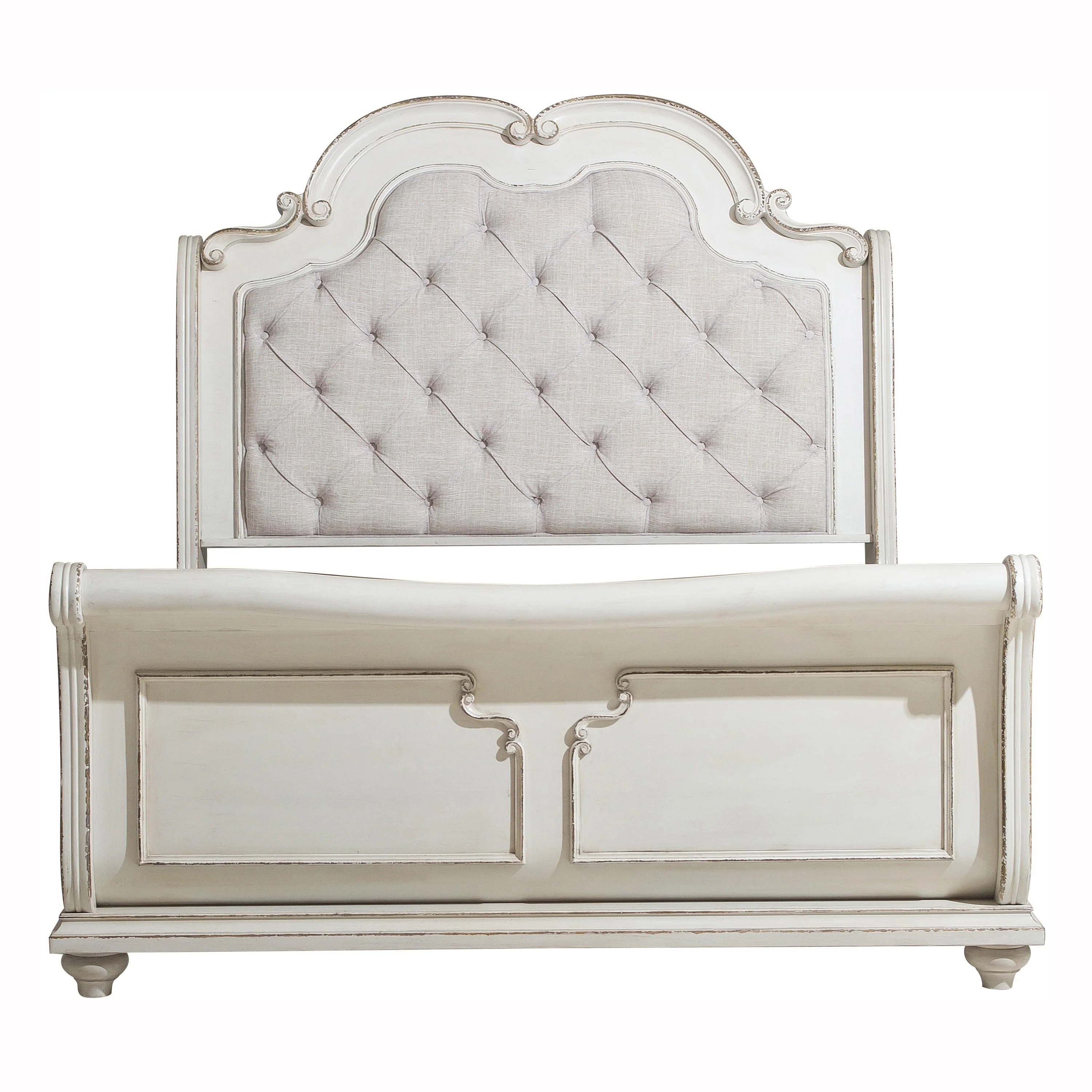 Homelegance Willowick California King Upholstered Sleigh Bed 1614SLK-1CK/1614SLK-2CK/1614SLK-3CK - Image 1