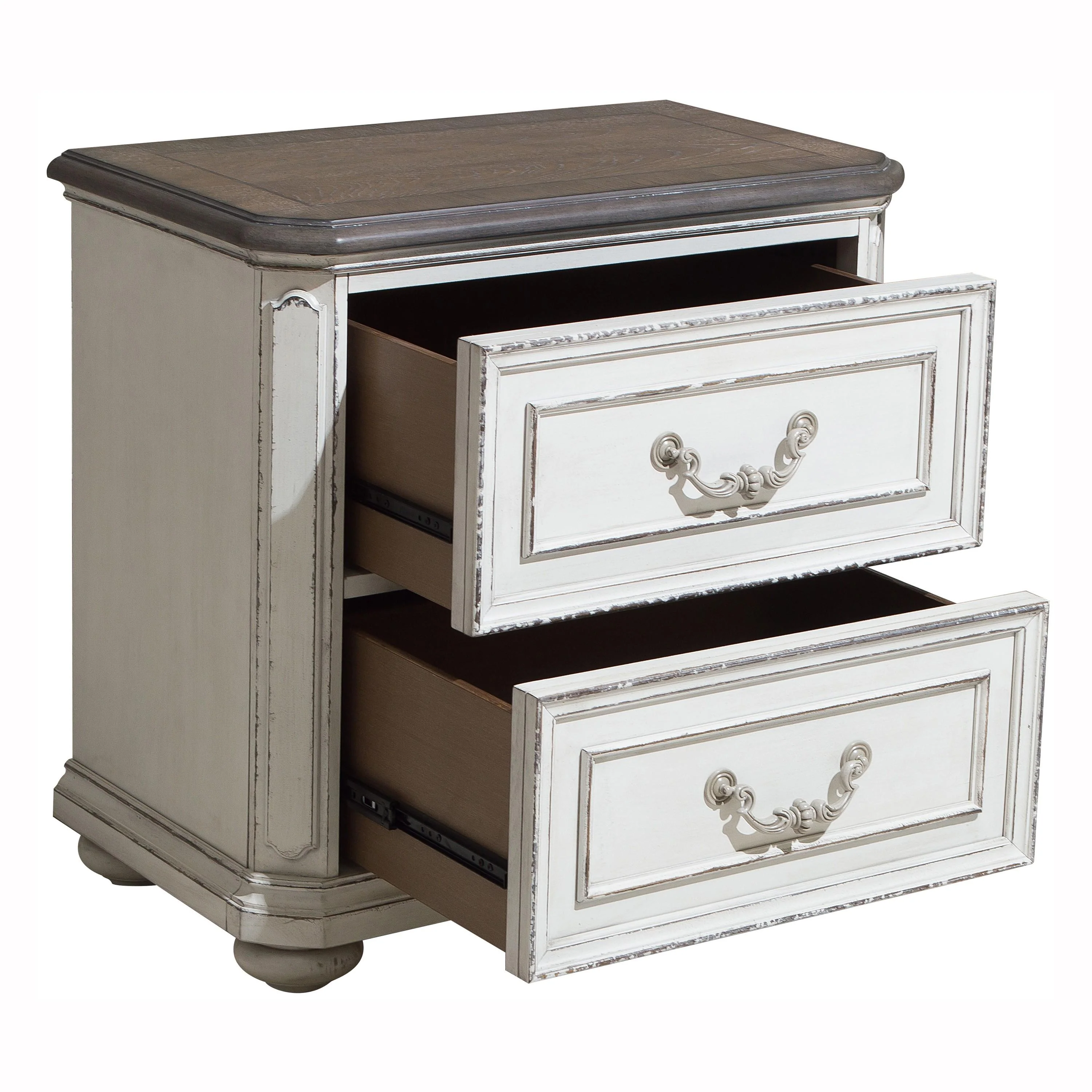 Homelegance Willowick 2-Drawer Nightstand 1614-4 - Image 3
