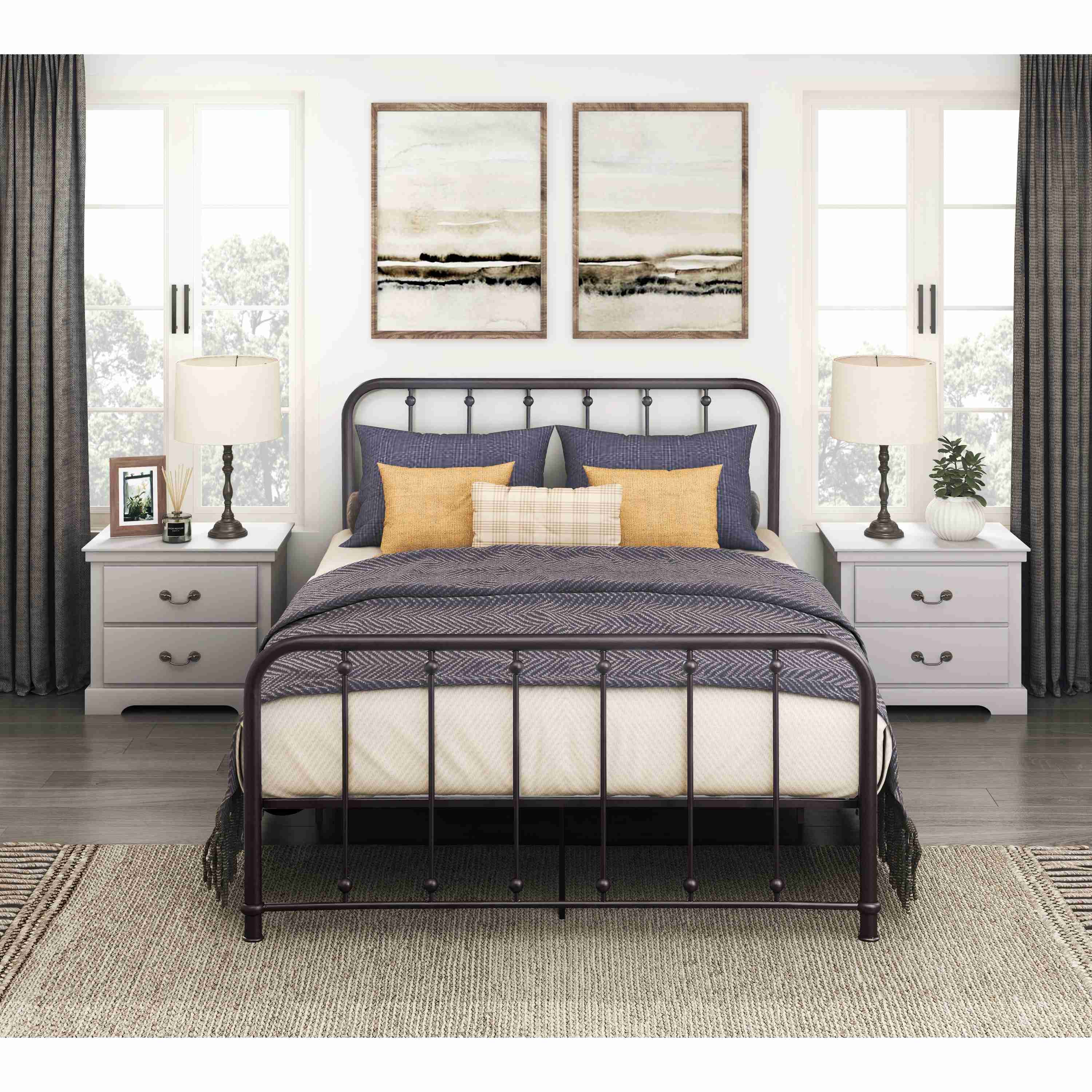 Homelegance Larkspur 1638F-1 Full Platform Bed - Image 3