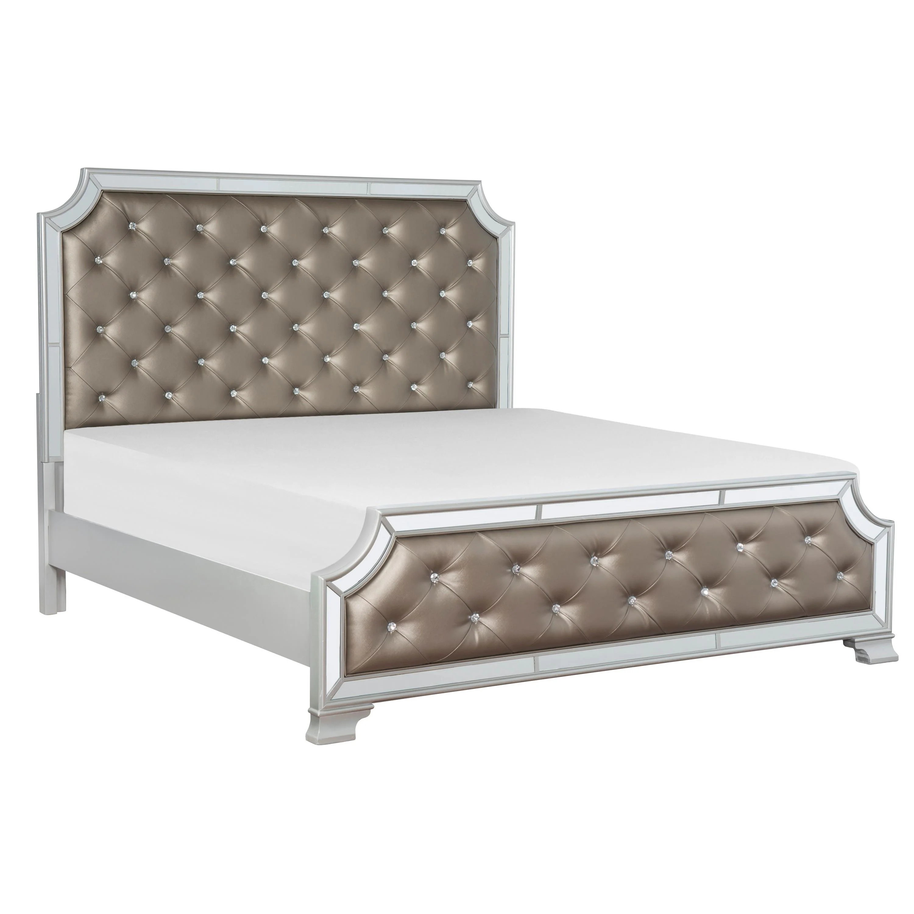 Homelegance Avondale King Upholstered Panel Bed 1646K-1EK* - Image 2