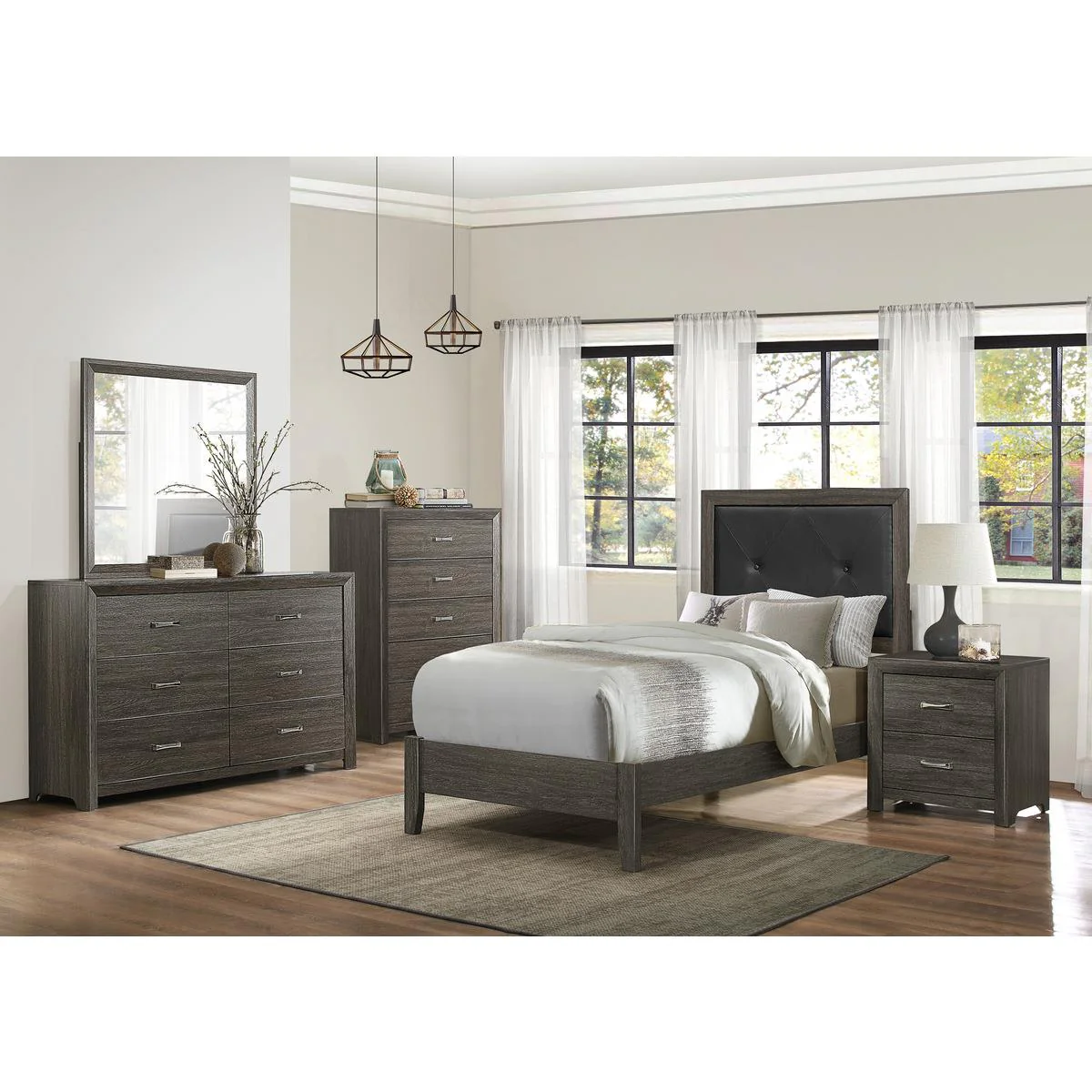 Homelegance Edina 2145TNP-1* Twin Bed - Image 3