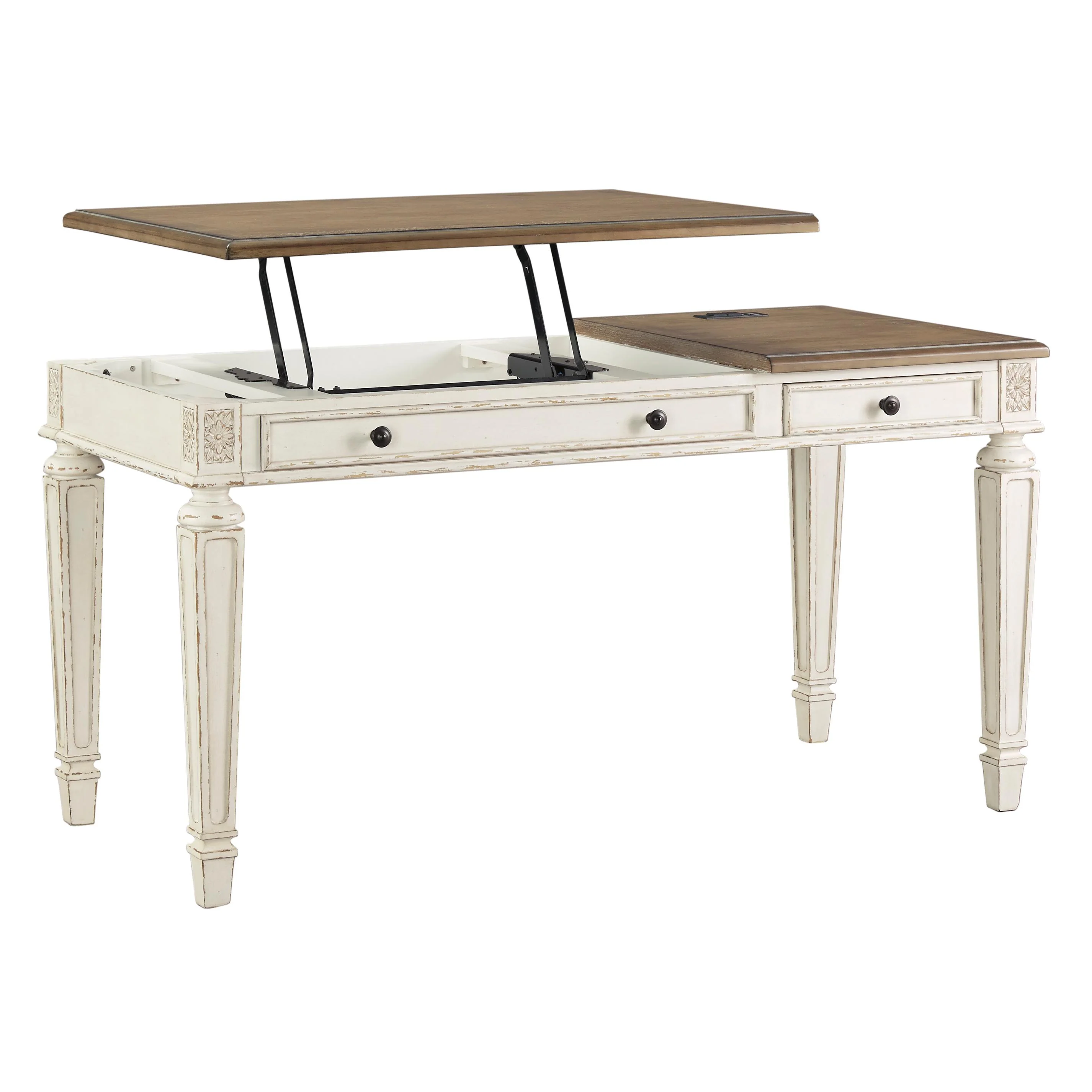 Signature Design by Ashley Realyn H743-134 Home Office Lift Top Desk - Image 2