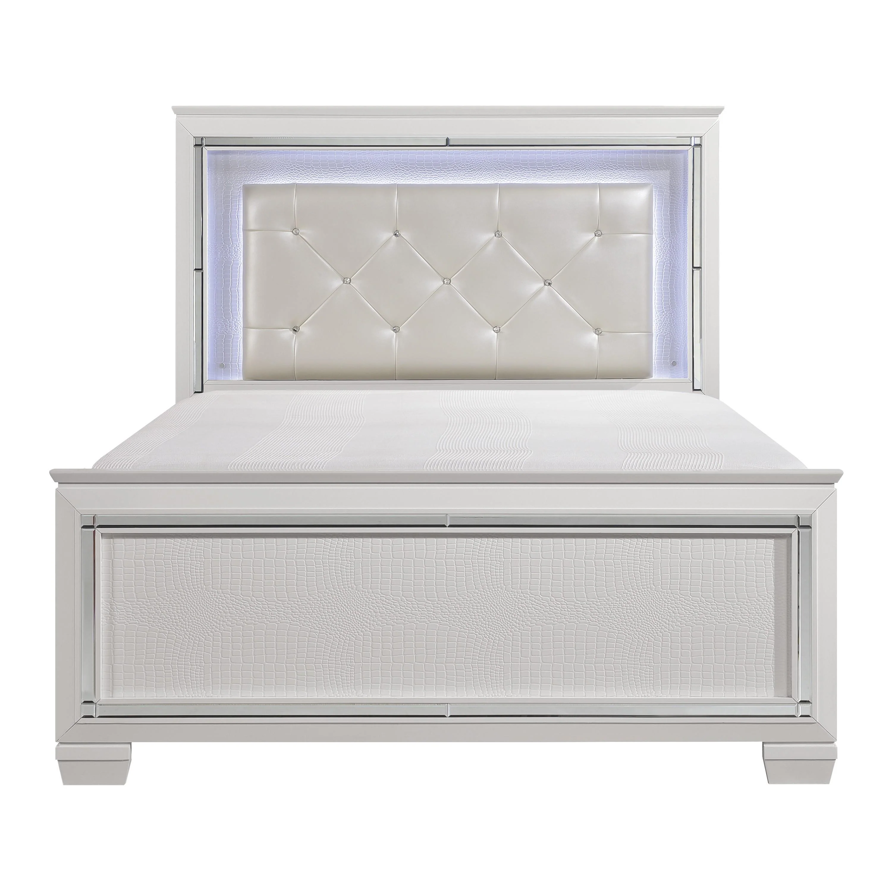 Homelegance Allura 1916W-1* Queen Bed, LED Lighting - Image 1