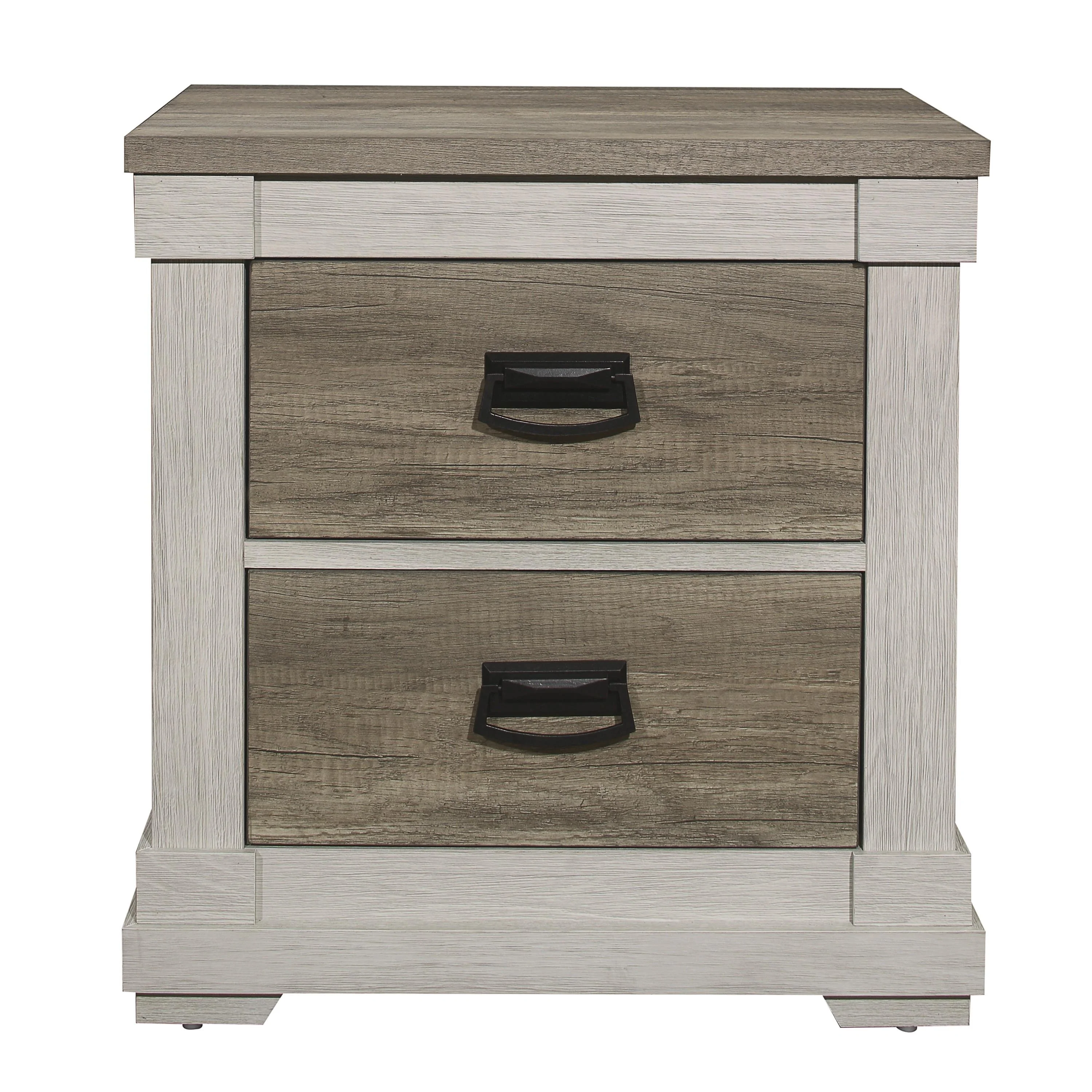 Homelegance Arcadia 2-Drawer Nightstand 1677-4 - Image 1