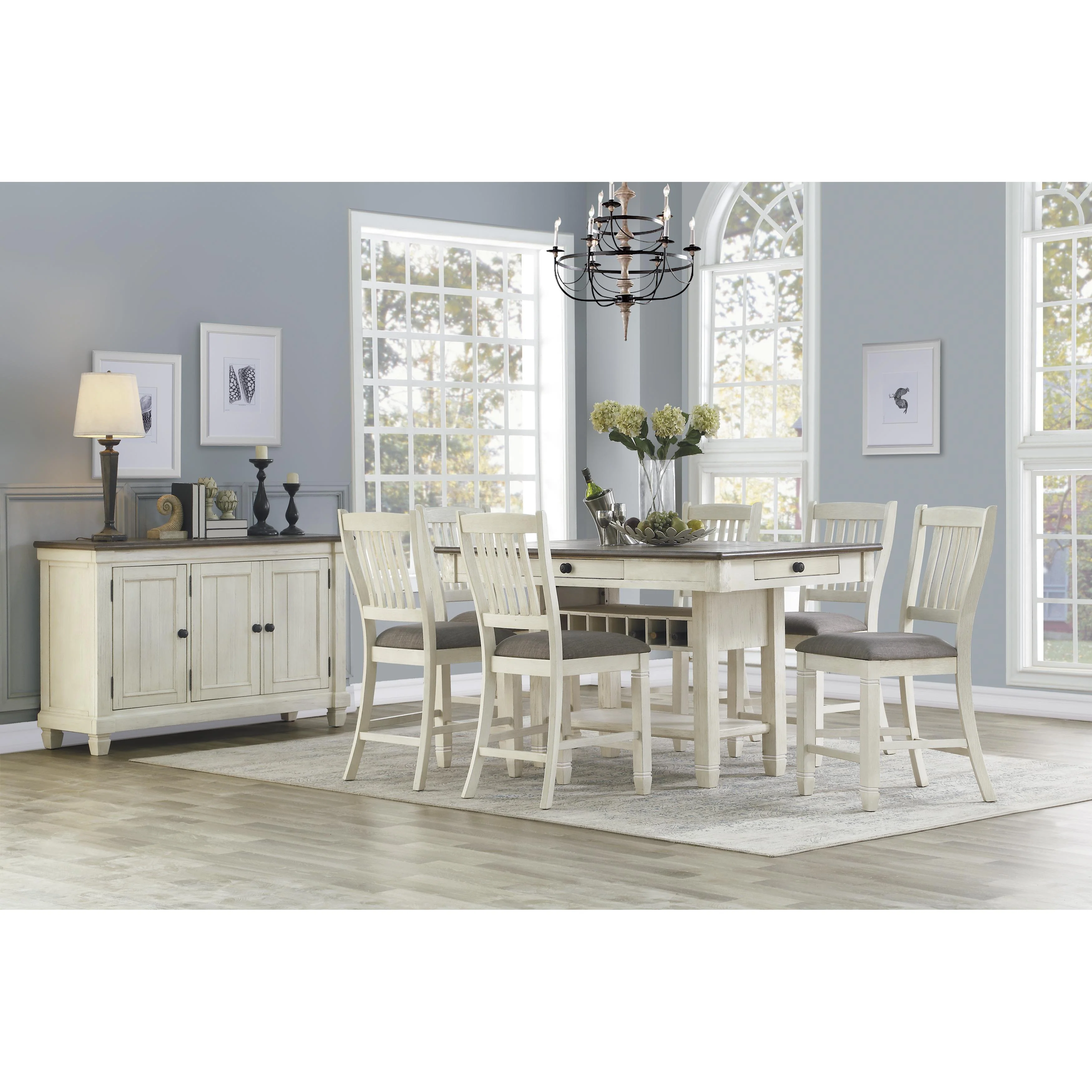Homelegance Granby 5627NW-24 Counter Height Chair - Image 3