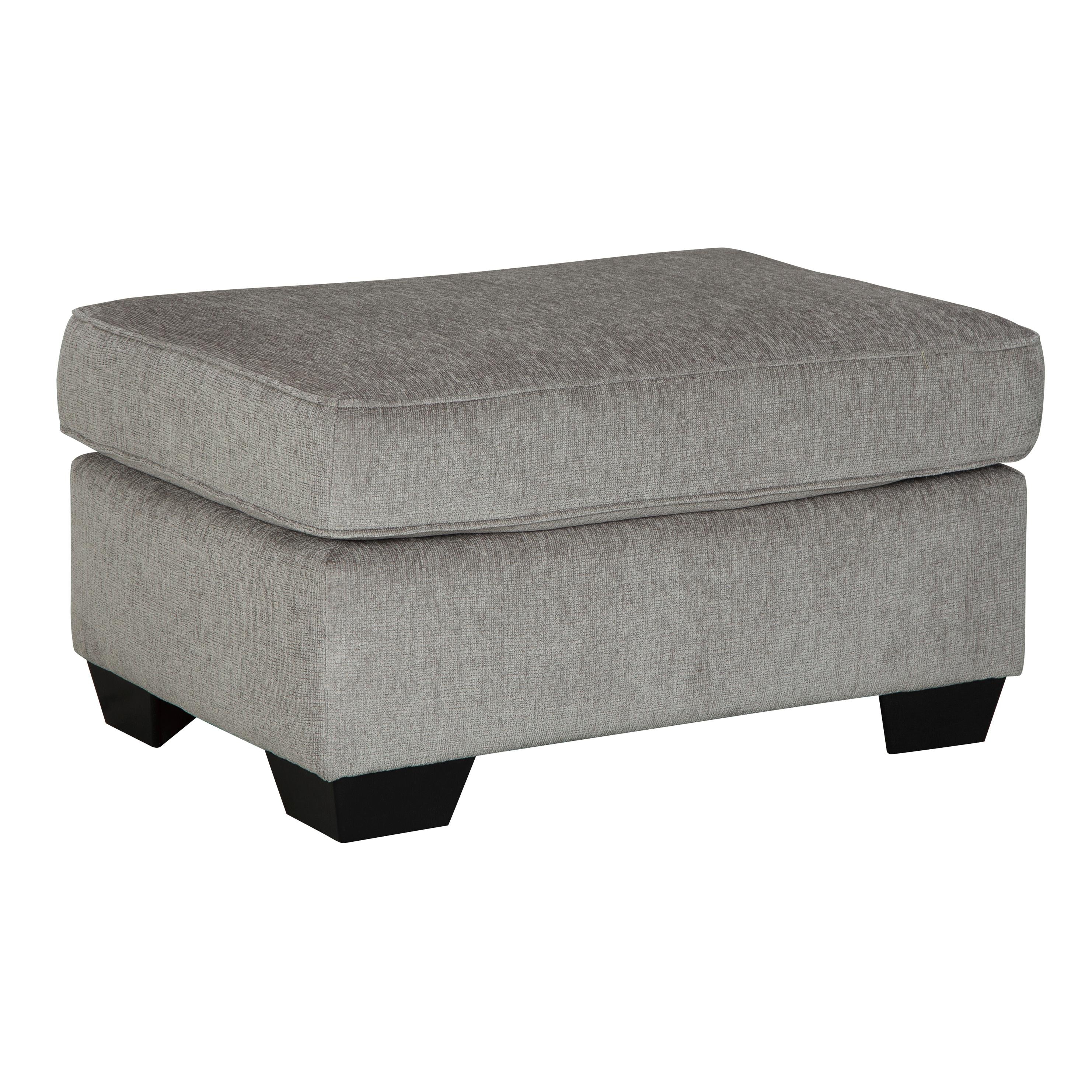 Signature Design by Ashley Altari Fabric Ottoman 8721414 - Image 1