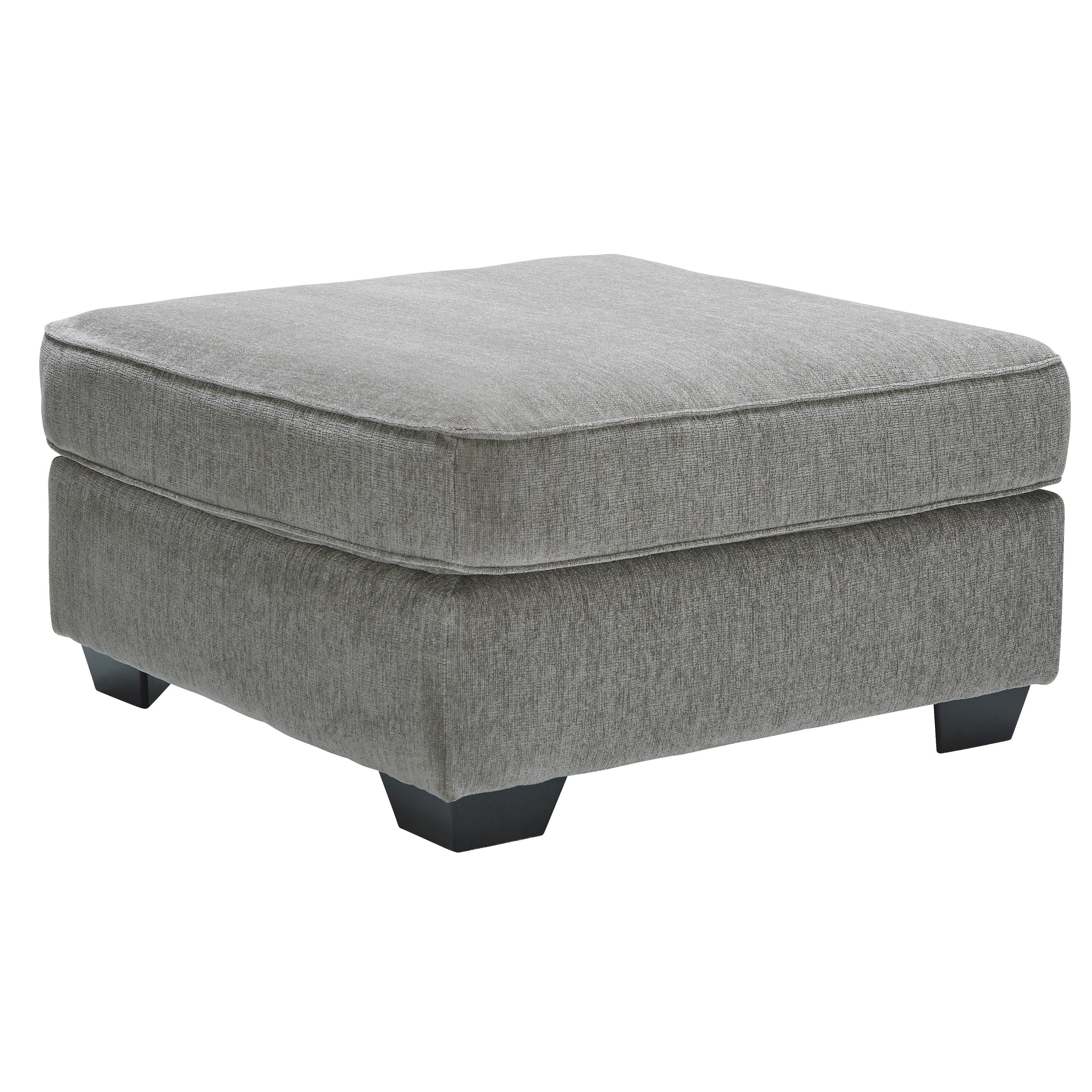 Signature Design by Ashley Altari Fabric Ottoman 8721408 - Image 1