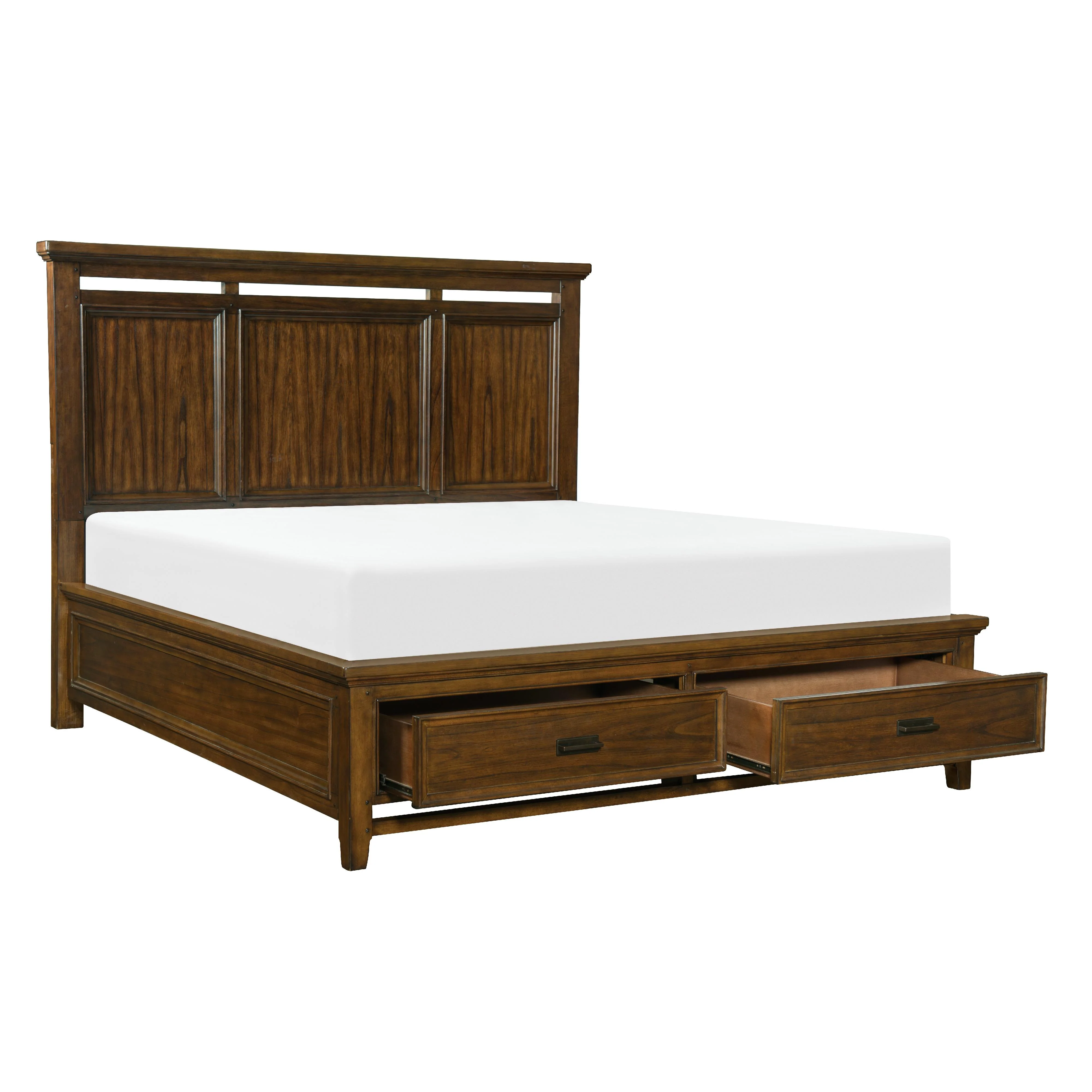 Homelegance Frazier Park 1649K-1EK* Eastern King Platform Bed with Footboard Storage - Image 3