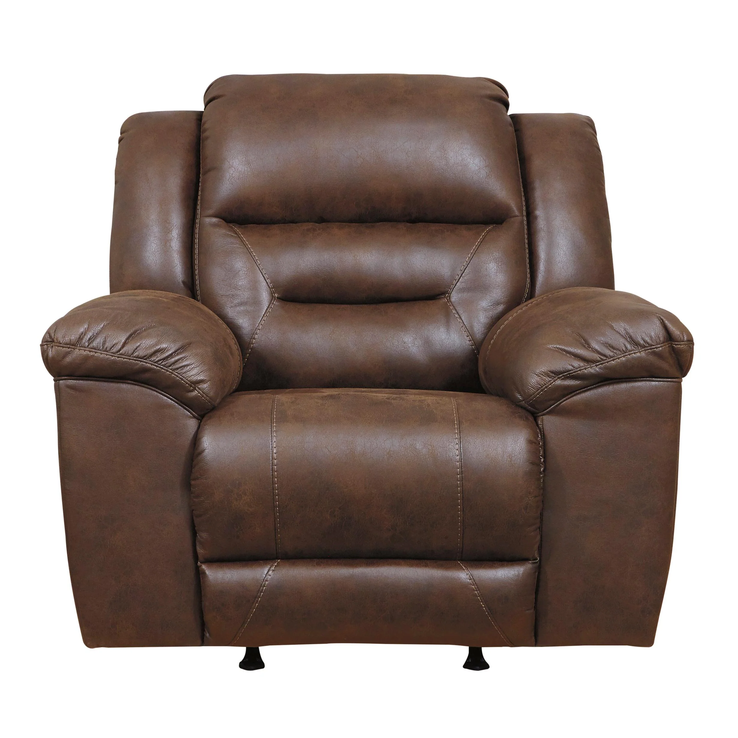 Signature Design by Ashley Stoneland Rocker Leather Look Recliner 3990425 - Image 1