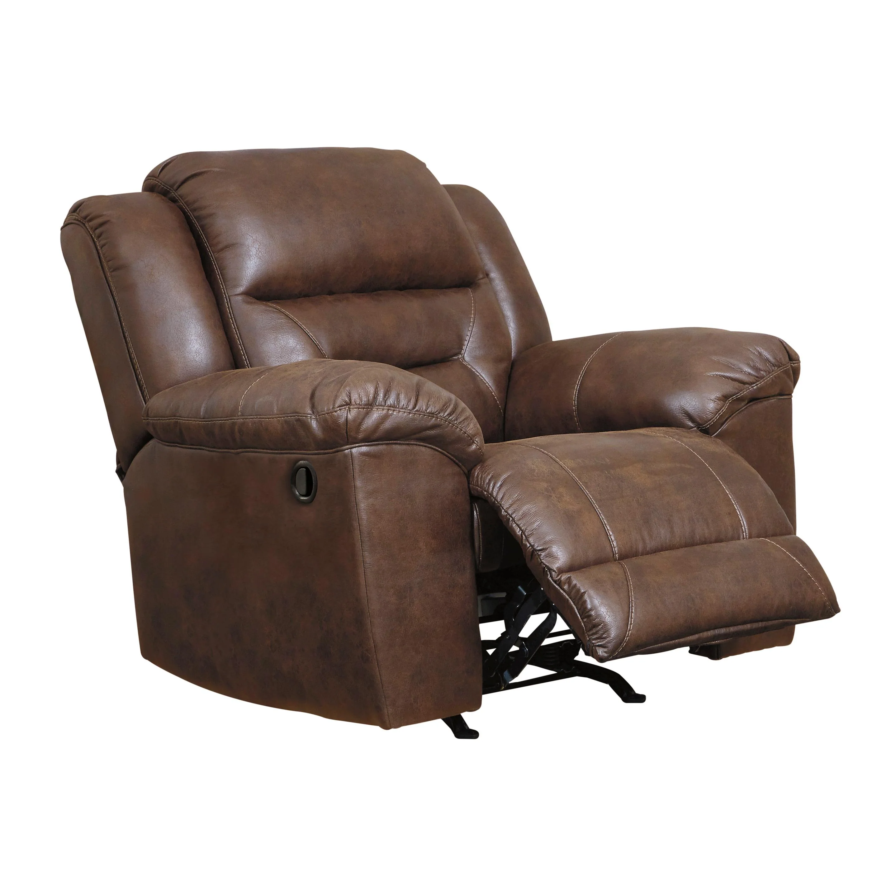 Signature Design by Ashley Stoneland Rocker Leather Look Recliner 3990425 - Image 3