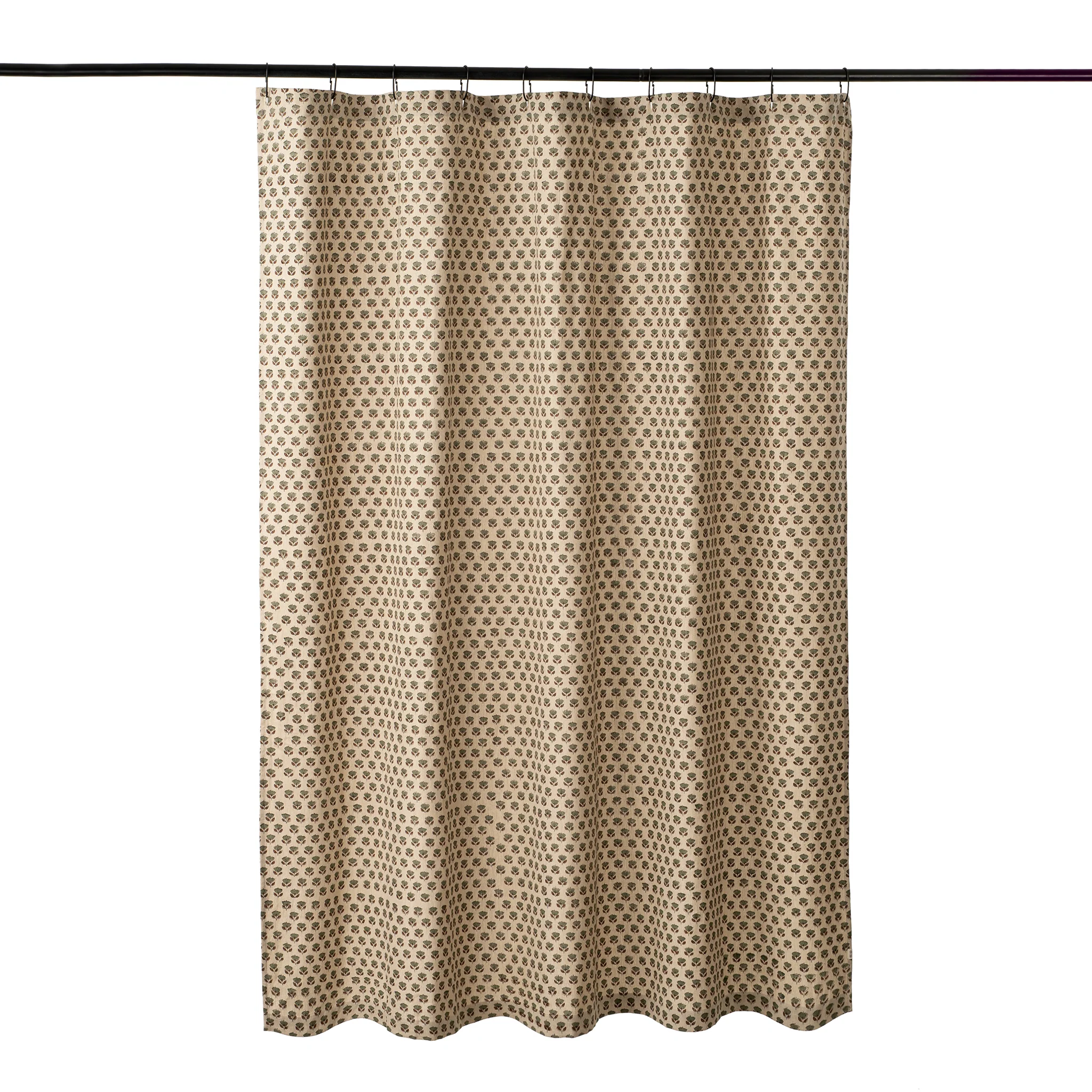 Monisha Block Print Shower Curtain | Overstock