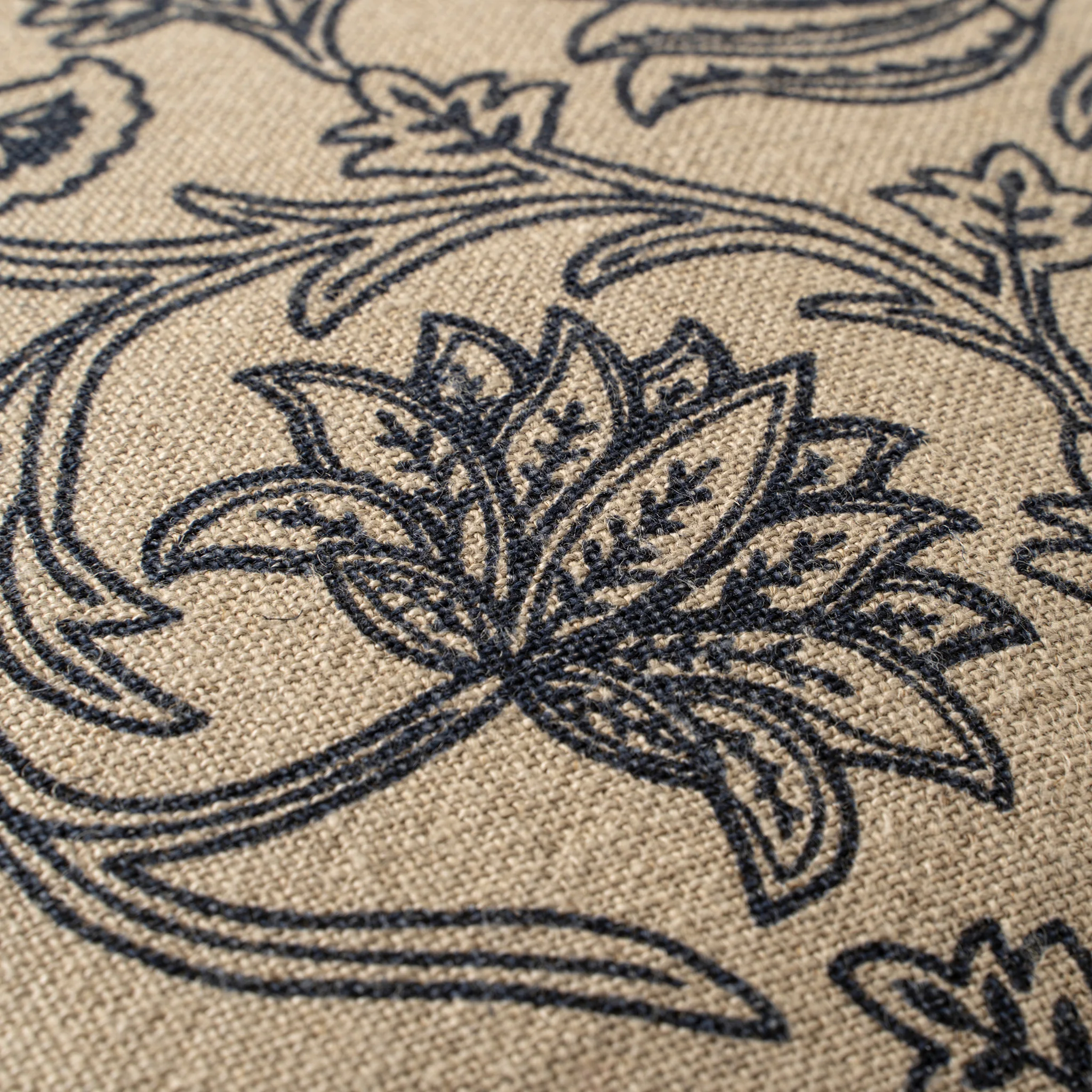 Lotus Linen Pillow - Image 3