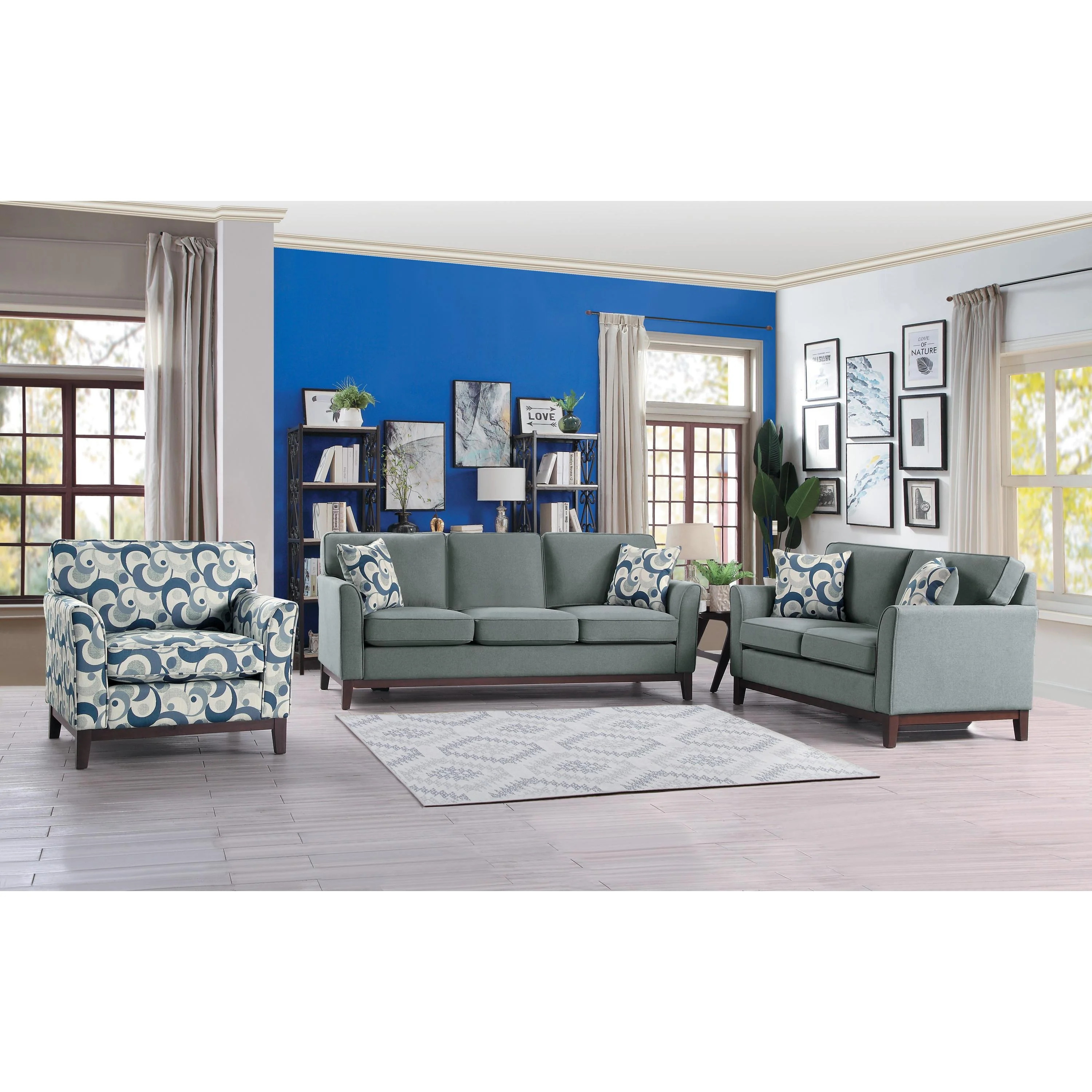 Homelegance Blue Lake Stationary Accent Chair 9806-1S - Image 3