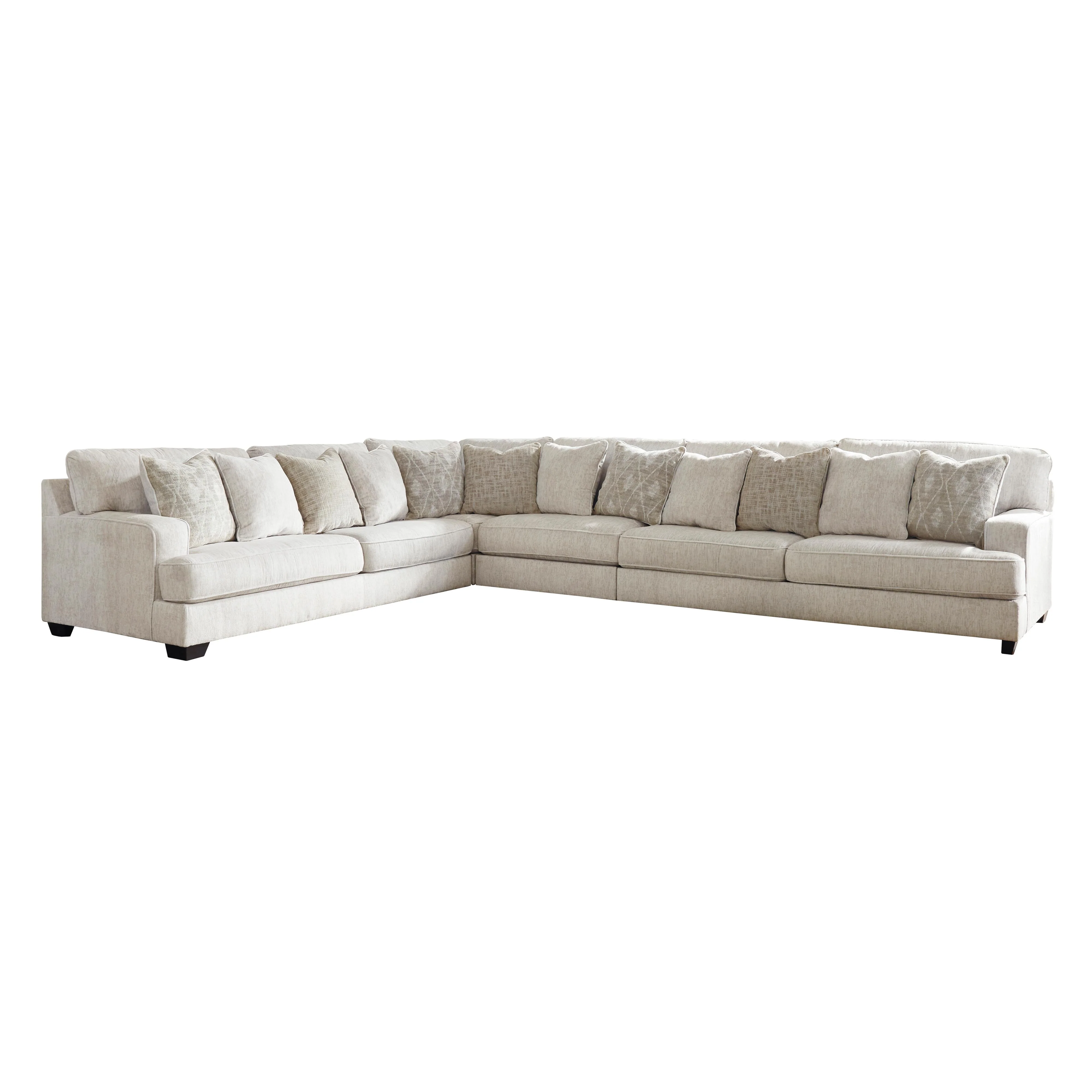 Signature Design by Ashley Rawcliffe Fabric 4 pc Sectional 1960466/1960477/1960446/1960467 - Image 1
