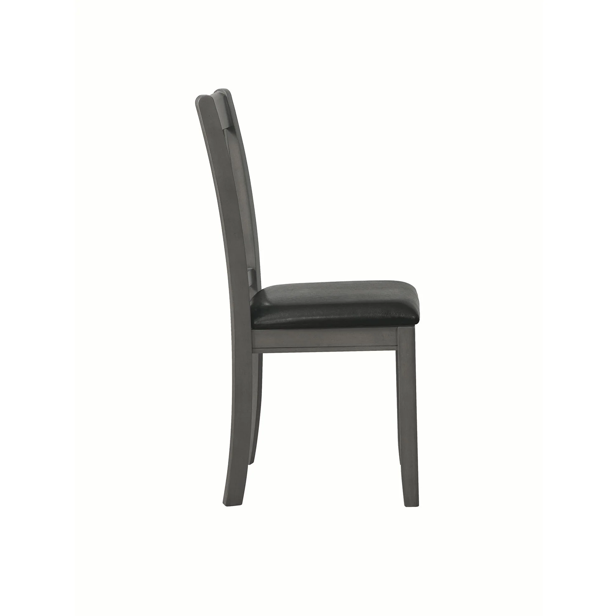 Coaster Furniture Lavon 108212 Wood Dining Side Chair - Medium Grey (Set of 2) - Image 3