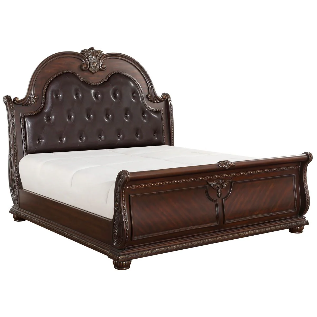 Homelegance Cavalier 1757-1* Queen Sleigh Bed - Image 2