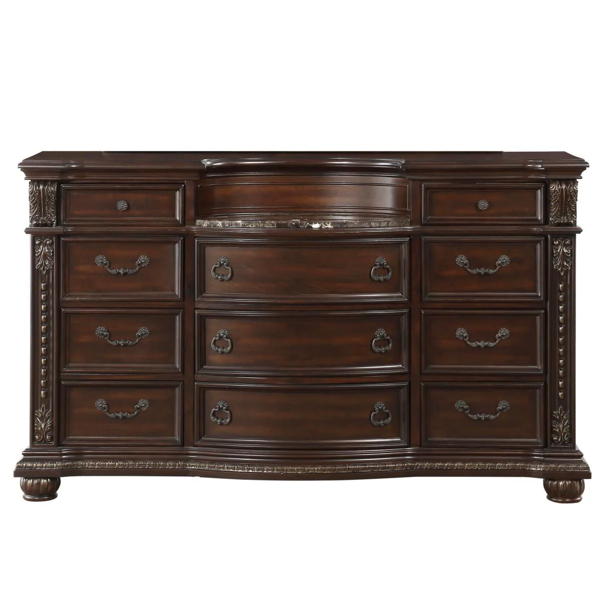 Homelegance Cavalier 1757-5 Dresser, Marble Insert - Image 1