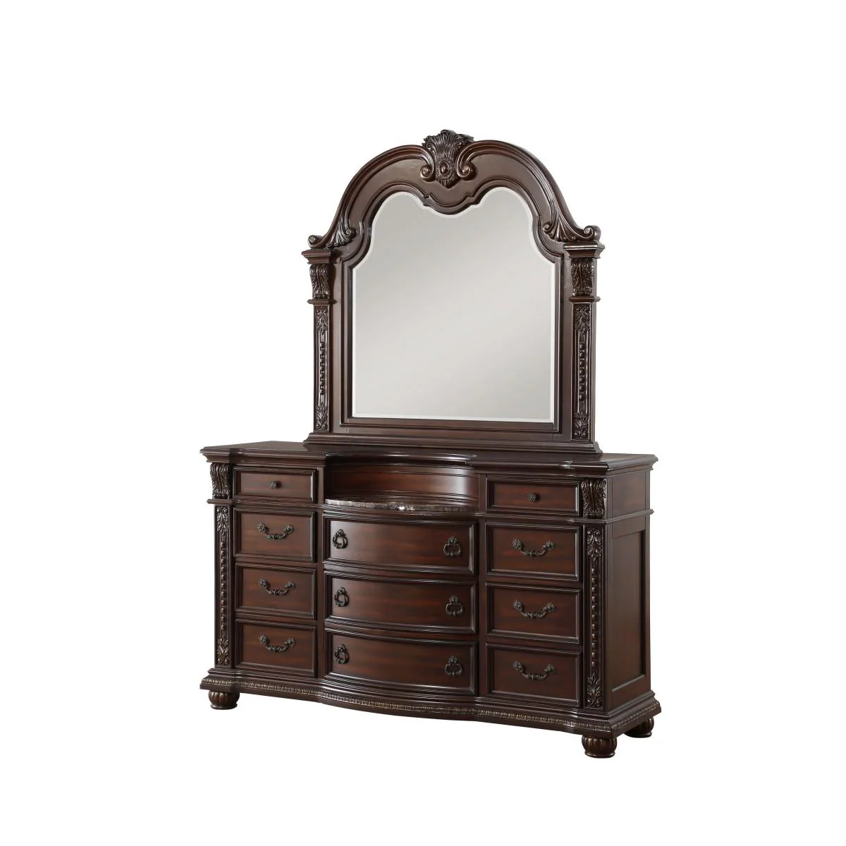 Homelegance Cavalier 1757-5 Dresser, Marble Insert - Image 3