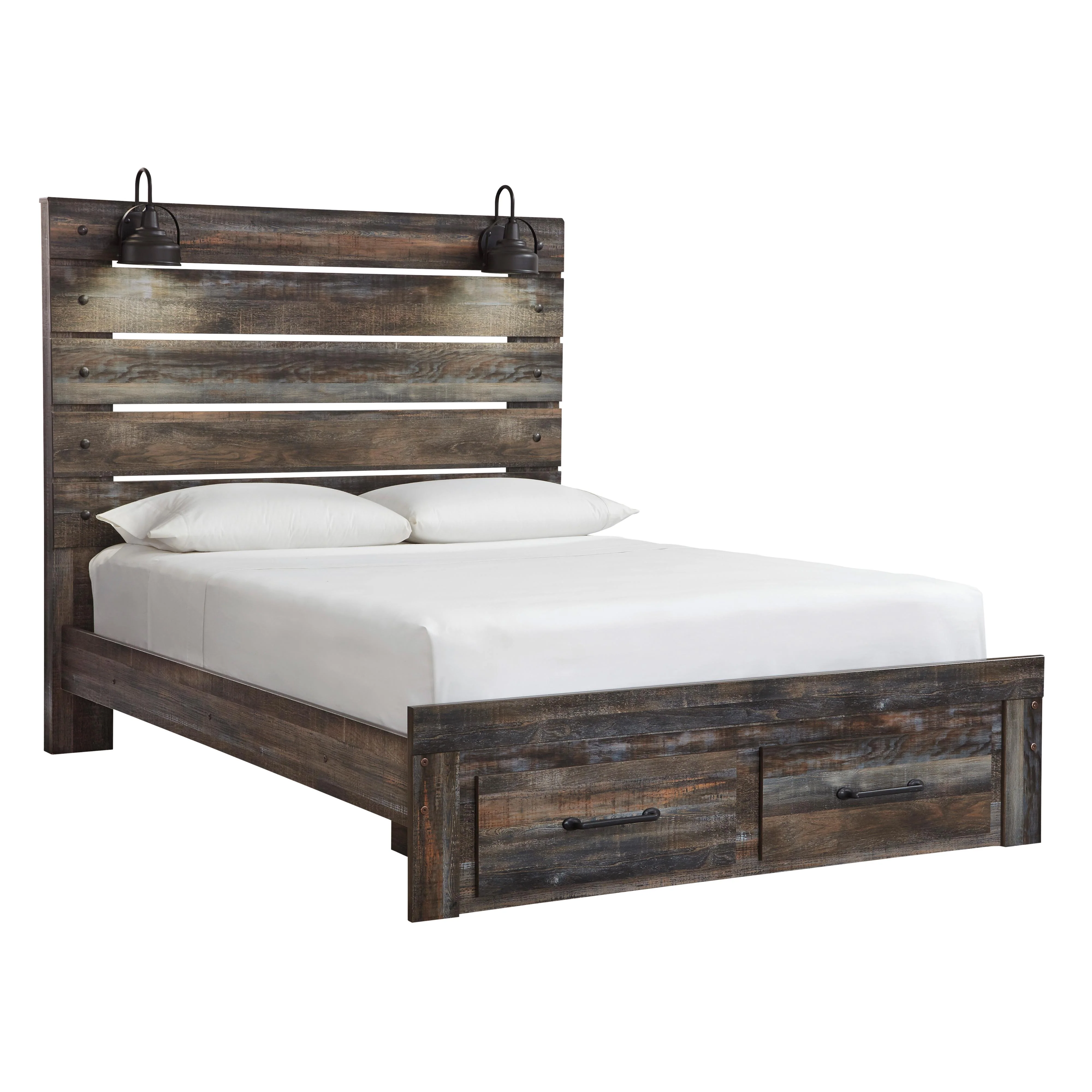 Signature Design by Ashley Drystan Queen Panel Bed with Storage B211-57/B211-54S/B211-96 - Image 1