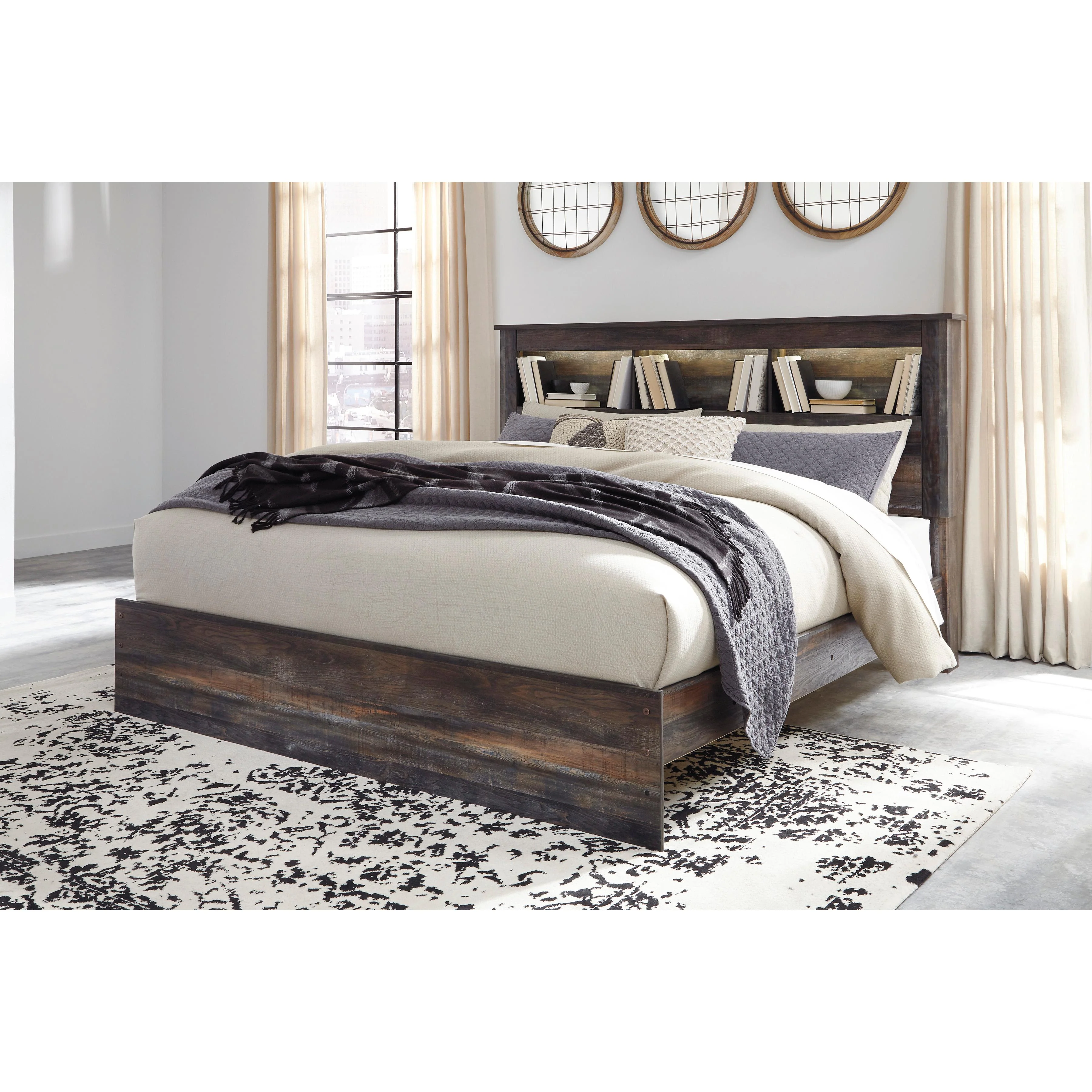Signature Design by Ashley Drystan King Bookcase Bed B211-69/B211-56/B211-97 - Image 2