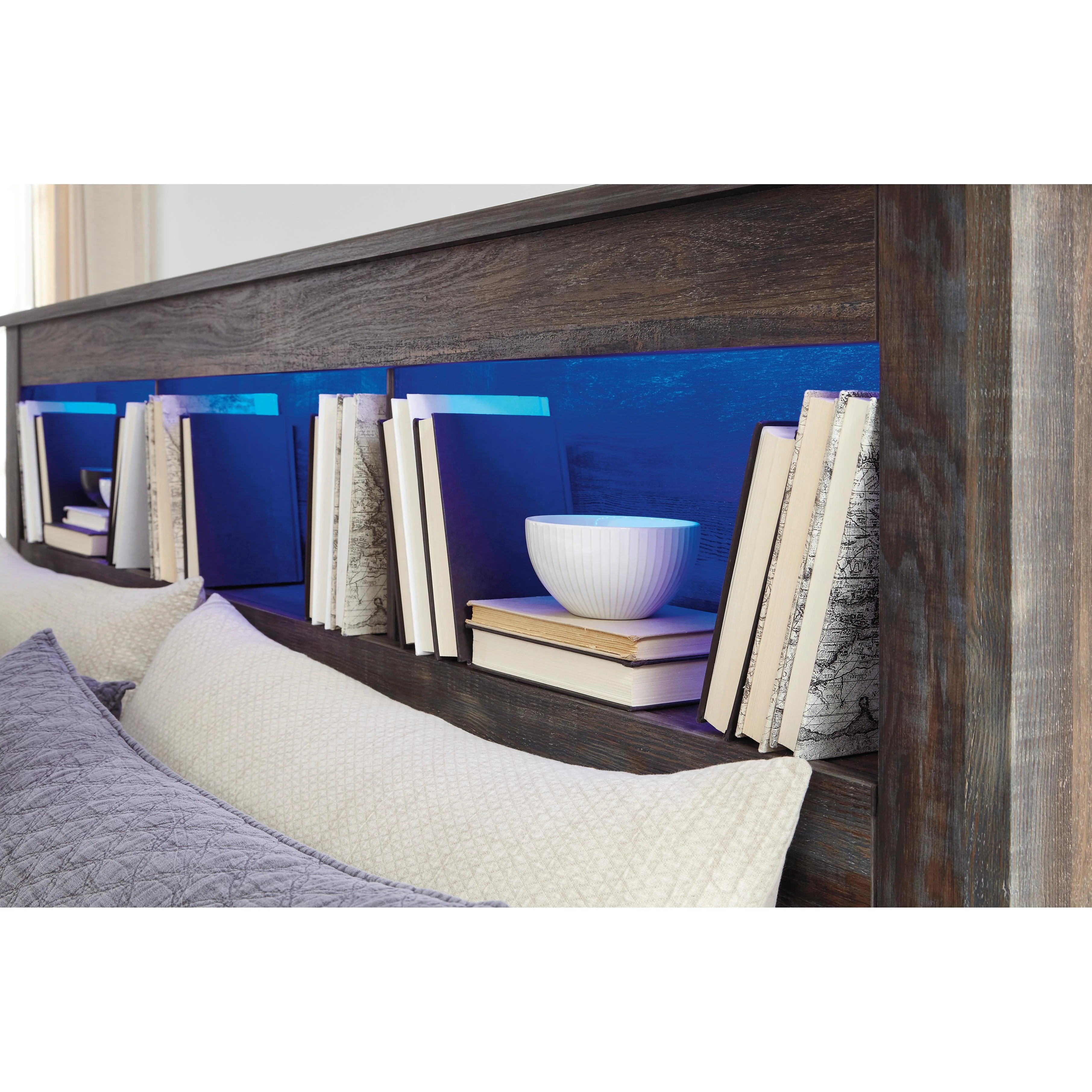 Signature Design by Ashley Drystan Queen Bookcase Bed with Storage B211-65/B211-54/B211-60/B211-60/B100-13 - Image 3