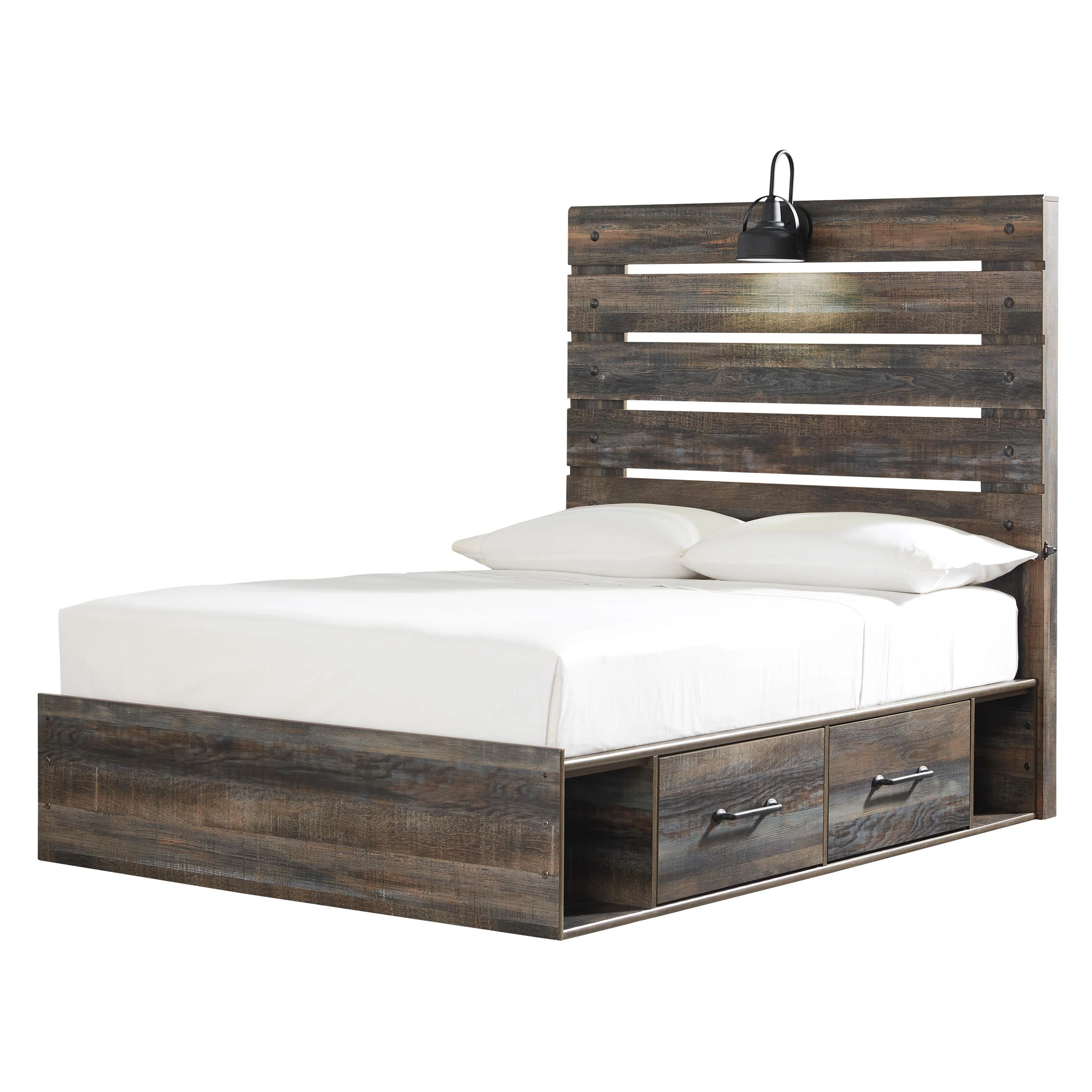 Signature Design by Ashley Drystan B211B12 Full Panel Bed with 4 Storage Drawers - Image 1