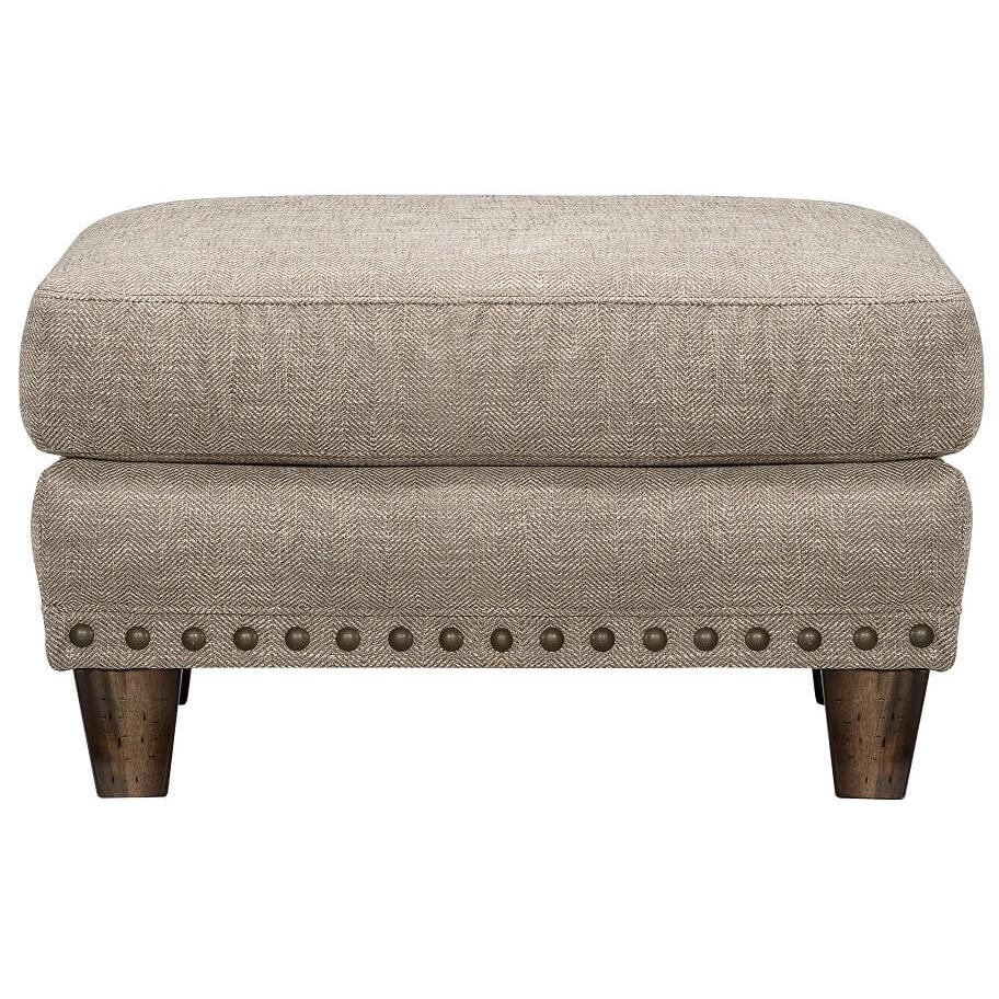 Franklin Hobbs Fabric Ottoman 864-18 8337-15 - Image 1