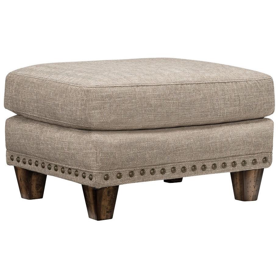 Franklin Hobbs Fabric Ottoman 864-18 8337-15 - Image 2