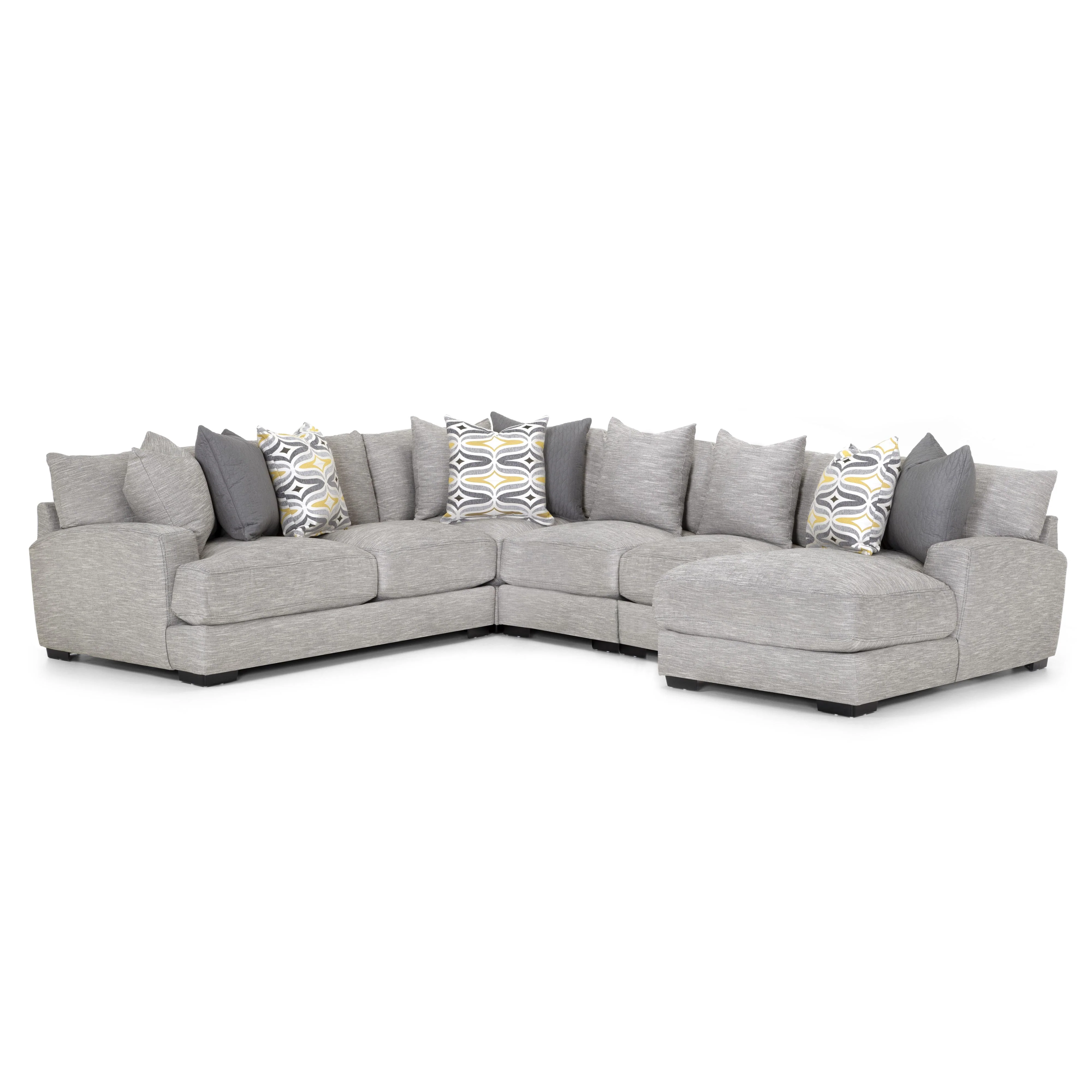 Franklin Barton Fabric 5 pc Sectional 808-59 3510-05/808-04 3510-05/808-03 3510-05/808-03 3510-05/808-86 3510-05 - Image 1