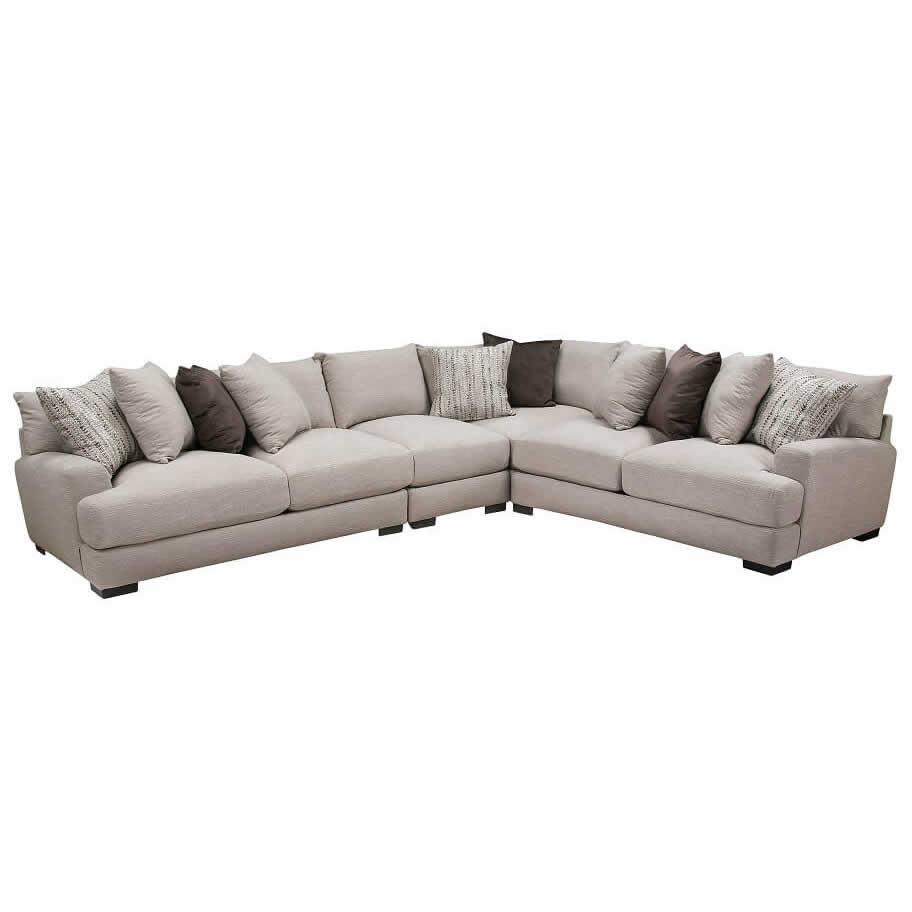 Franklin Hannigan Fabric 4 pc Sectional 80859 3510-27/80803 3510-27/80804 3510-27/80860 3510-27 - Image 1