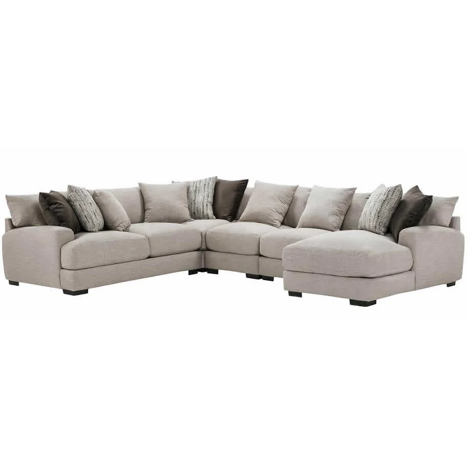 Franklin Hannigan Fabric 5 pc Sectional 808-59 3510-27/808-04 3510-27/808-03 3510-27/808-03 3510-27/808-86 3510-27 - Image 1
