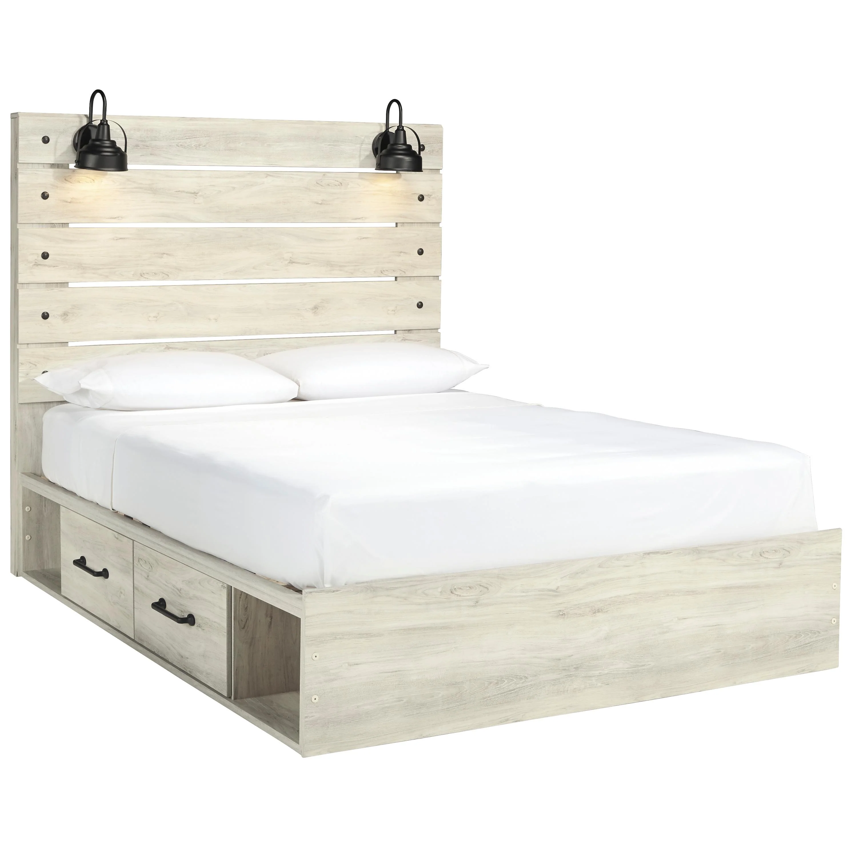 Signature Design by Ashley Cambeck Queen Panel Bed with Storage B192-57/B192-54/B192-60/B192-60/B100-13 - Image 1