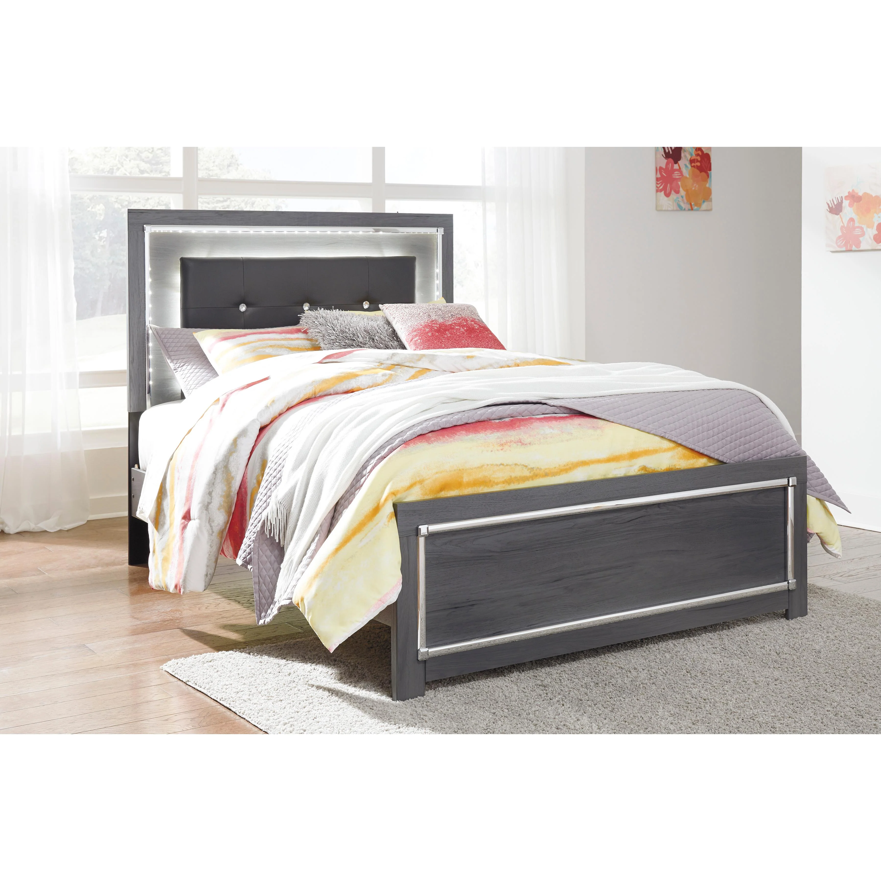 Signature Design by Ashley Lodanna B214B4 Full Panel Bed - Image 2