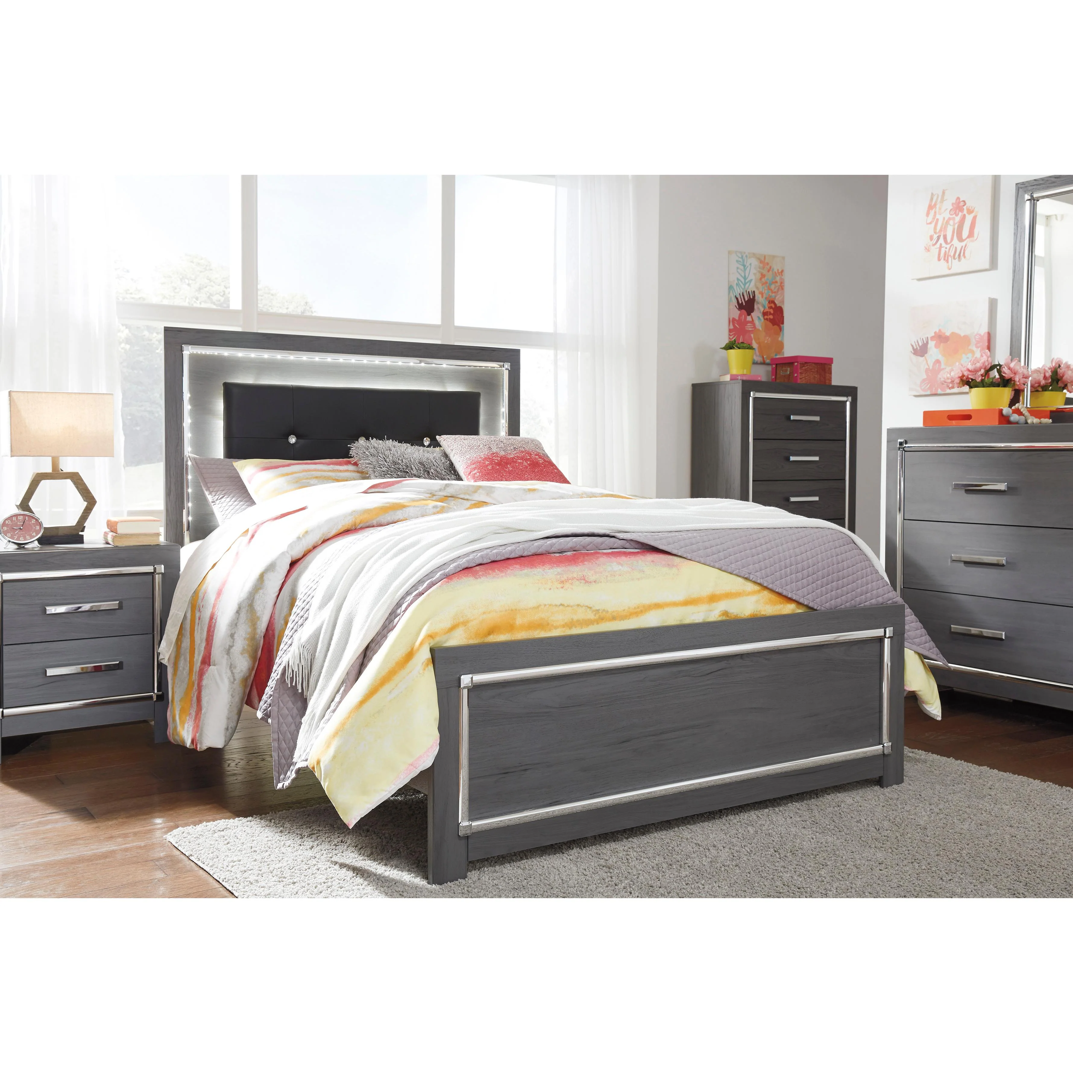 Signature Design by Ashley Lodanna B214B4 Full Panel Bed - Image 3