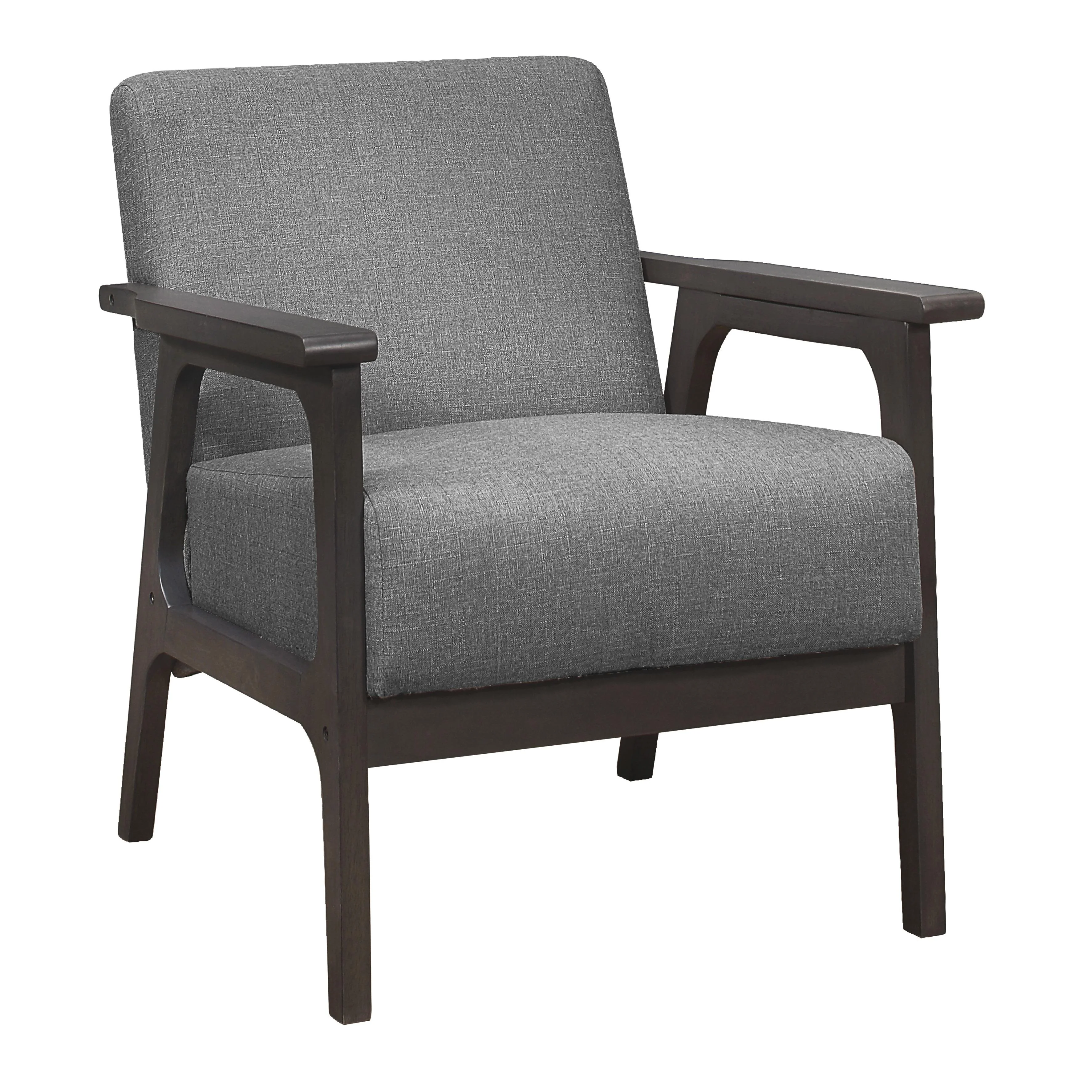 Homelegance Ocala Stationary Fabric Accent Chair 1103GY-1 - Image 1