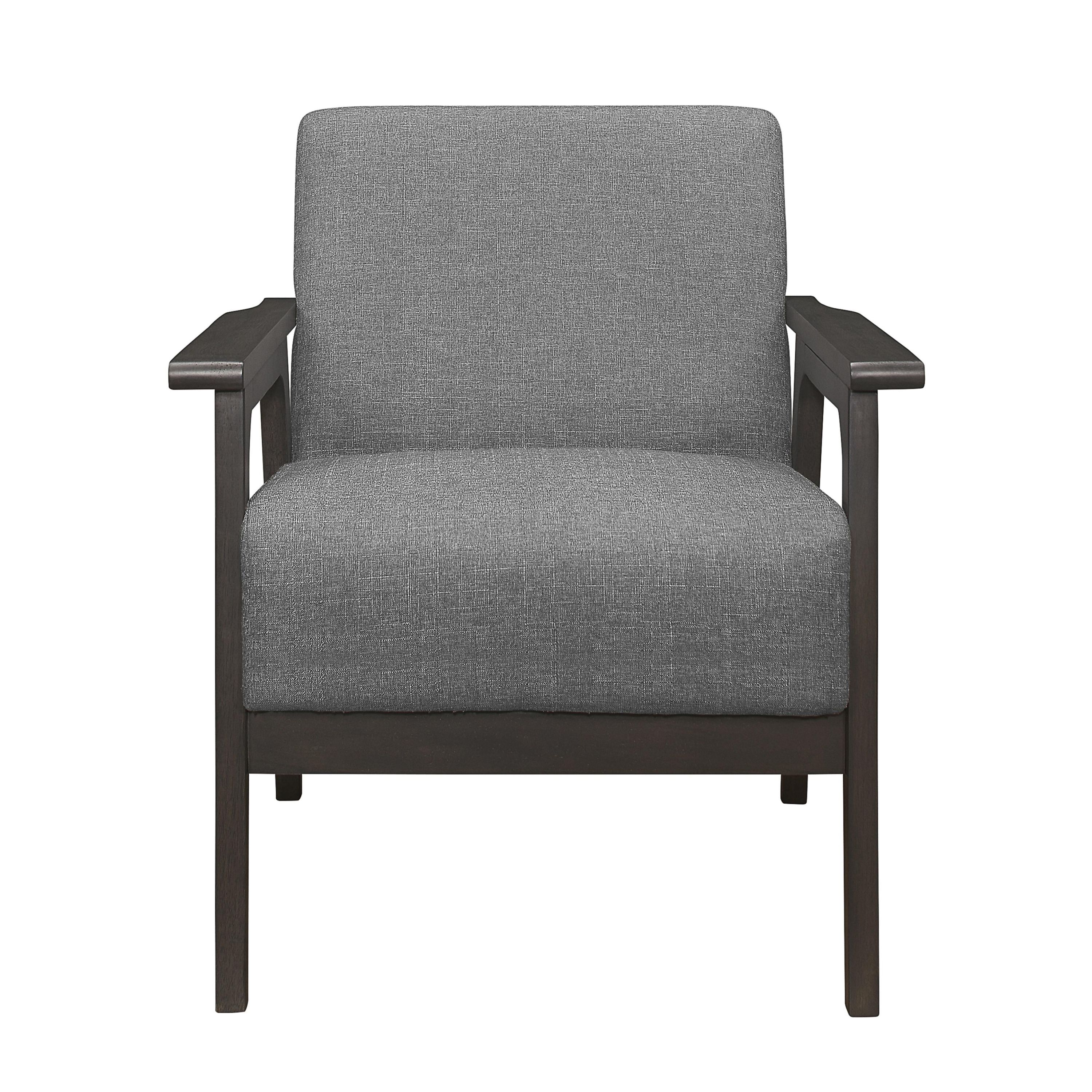 Homelegance Ocala Stationary Fabric Accent Chair 1103GY-1 - Image 2