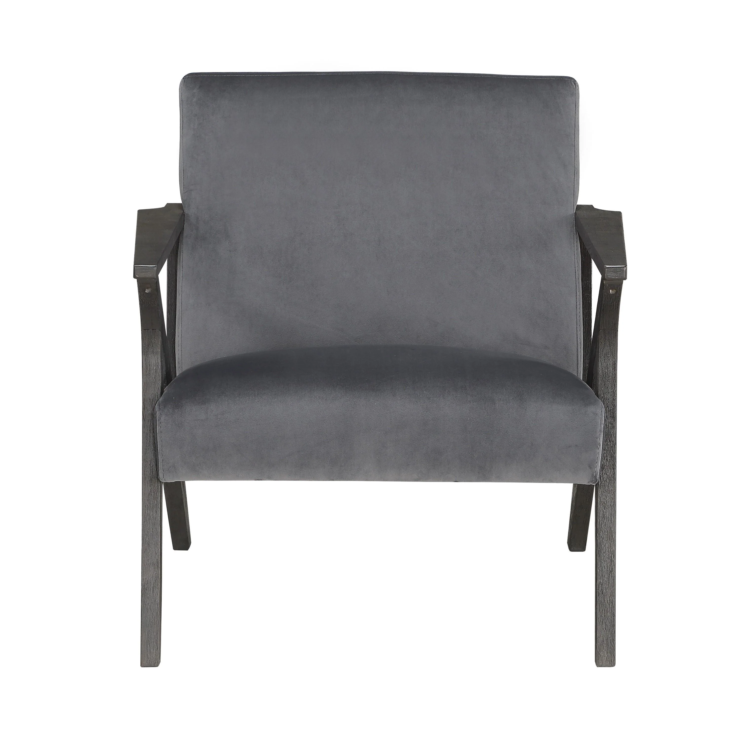 Homelegance Coriana Stationary Fabric Accent Chair 1111GY-1 - Image 2